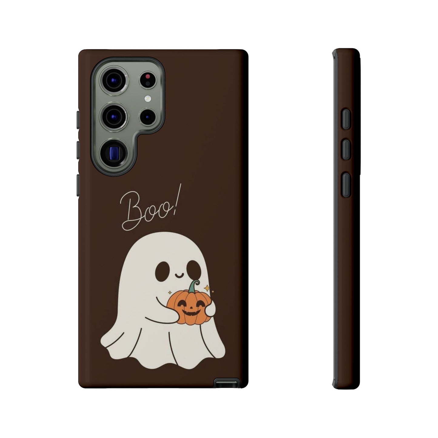 Ghost Pumpkin Phone Case — "Boo!"