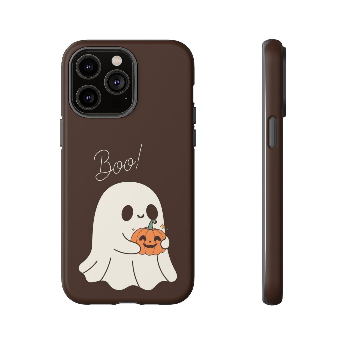 Ghost Pumpkin Phone Case — "Boo!"