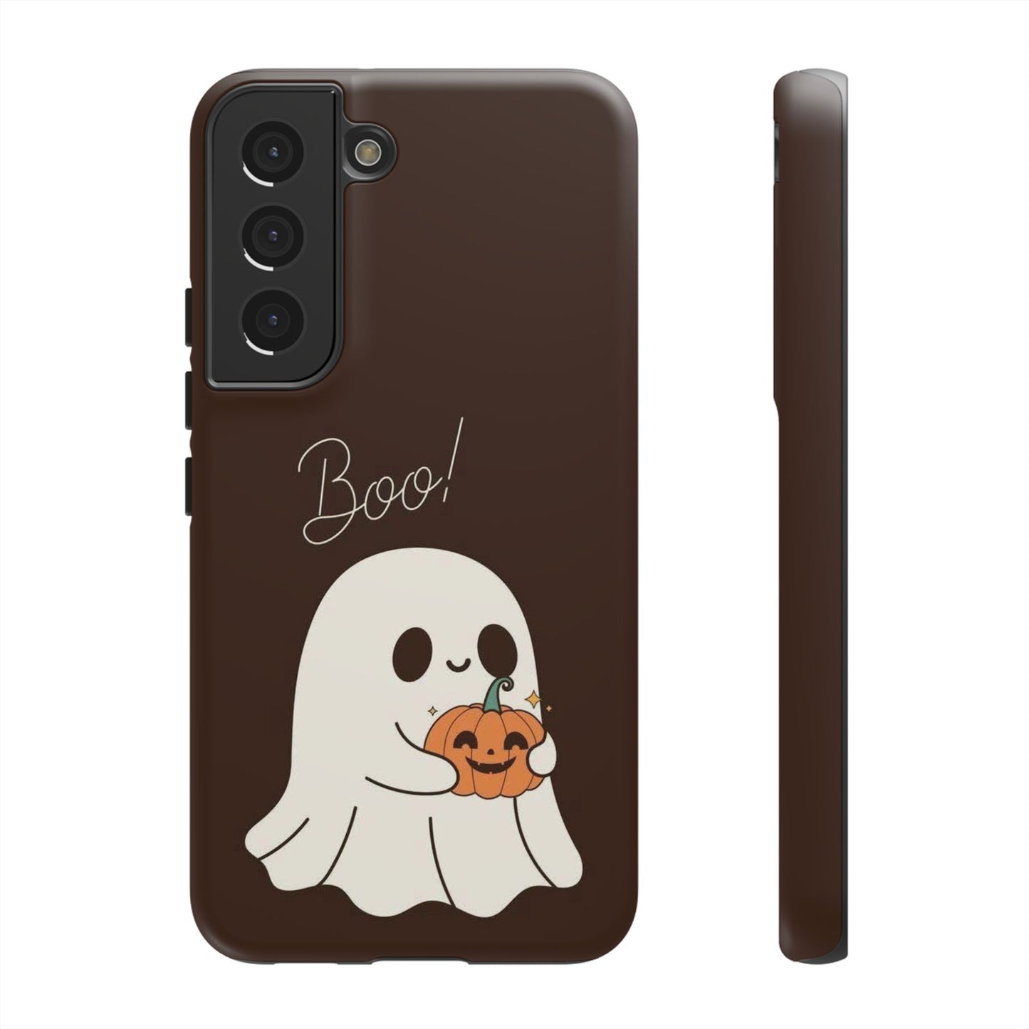 Ghost Pumpkin Phone Case — "Boo!"
