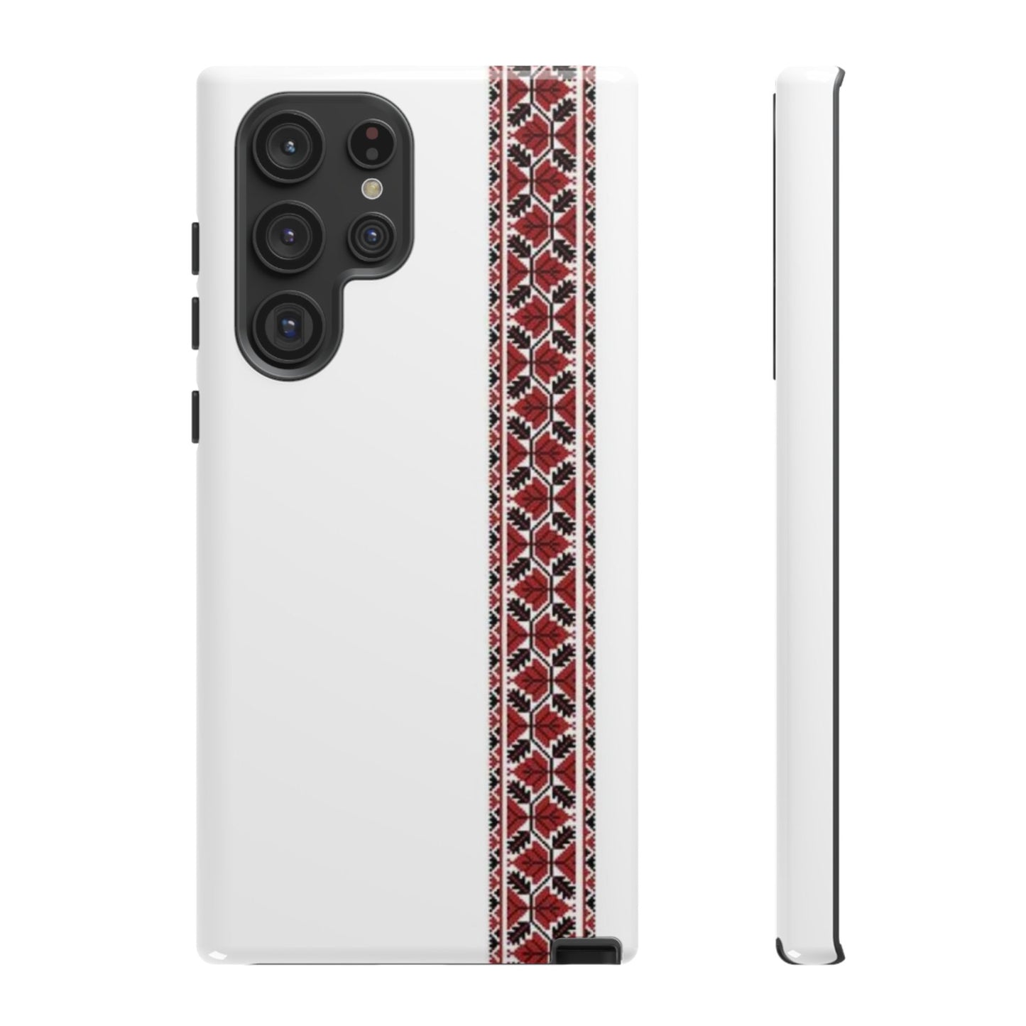 Palestinian Tatreez White/Red