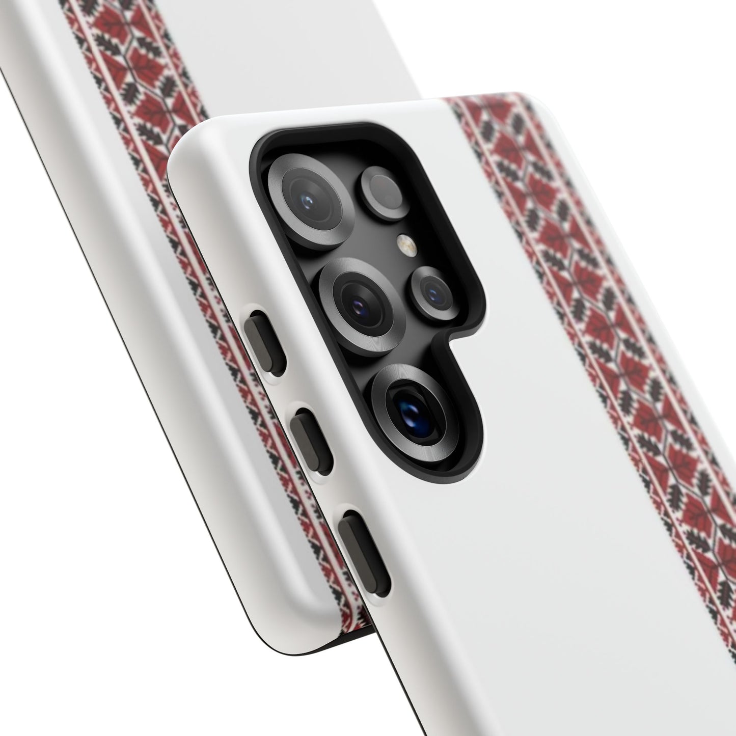 Palestinian Tatreez White/Red