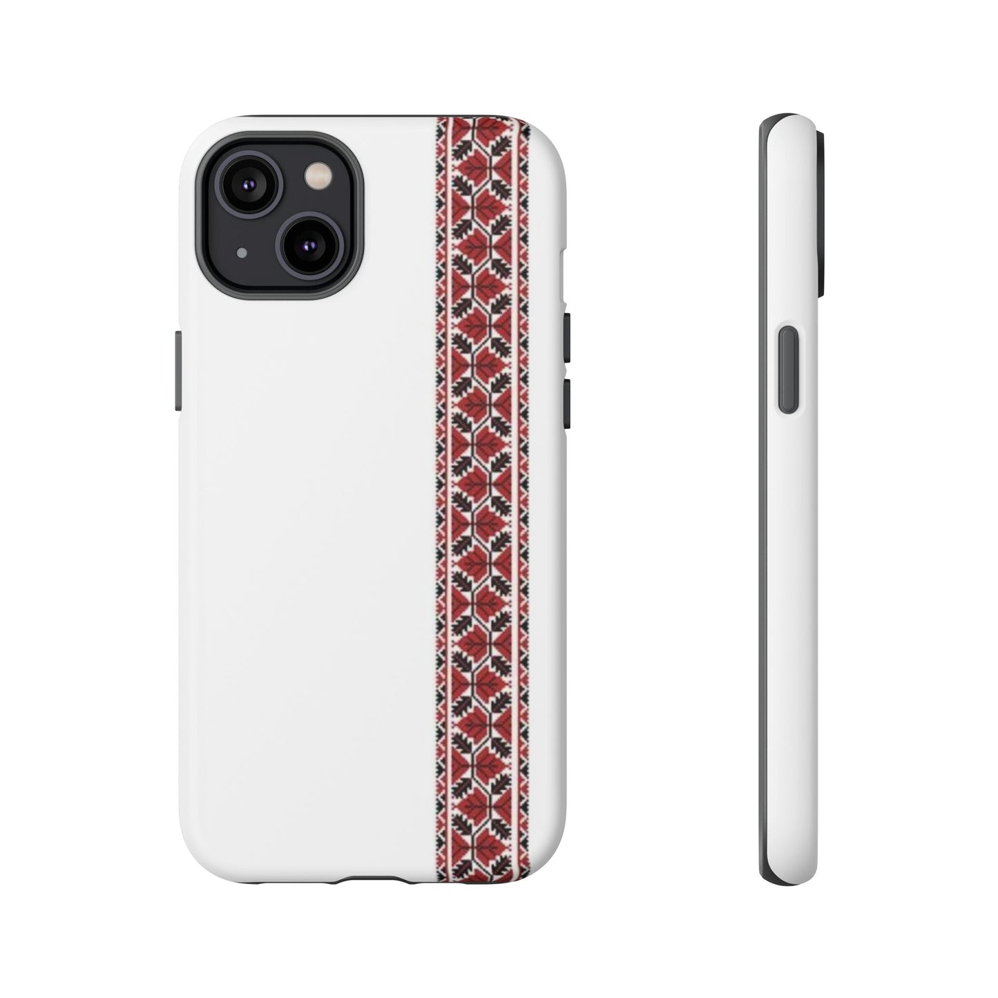 Palestinian Tatreez White/Red