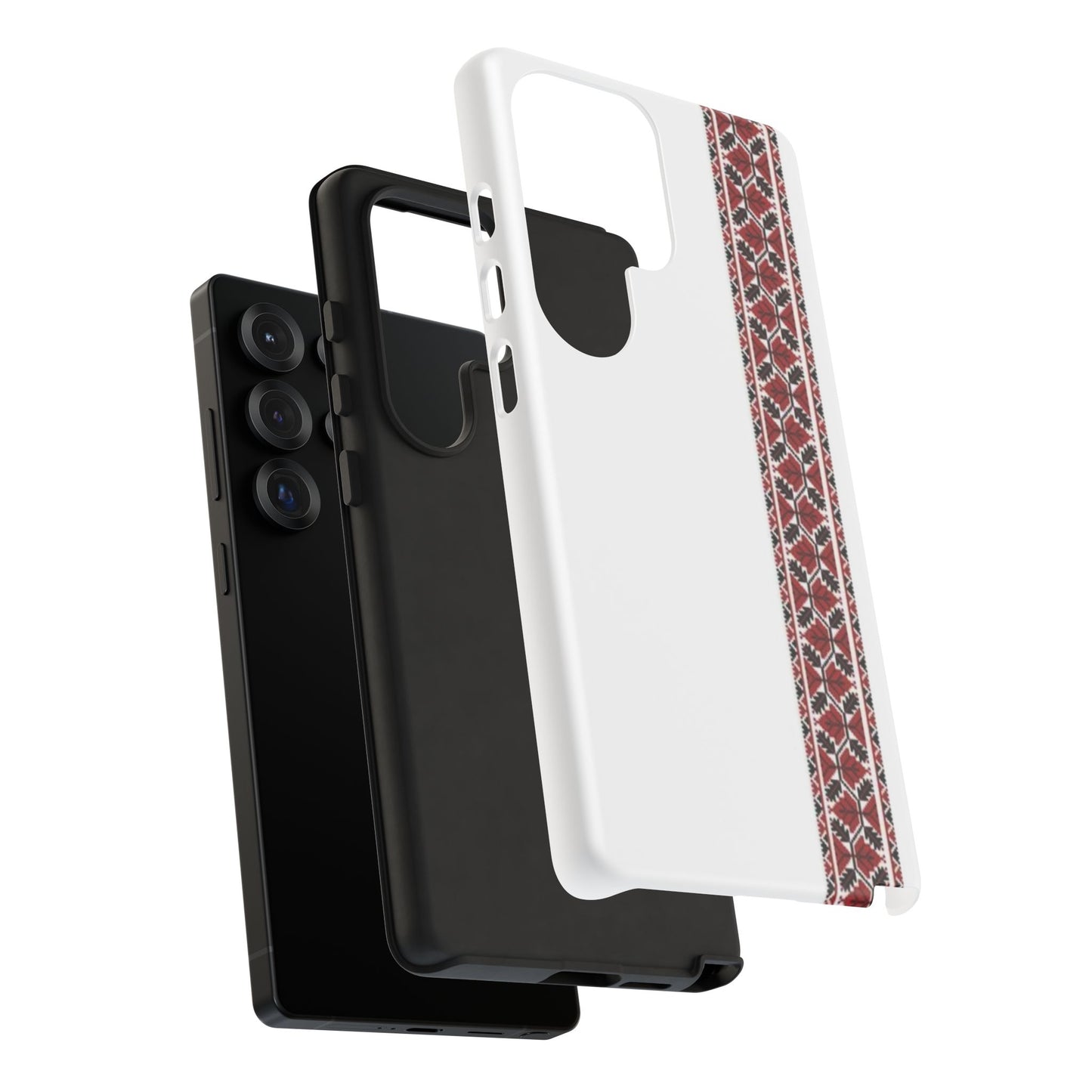 Palestinian Tatreez White/Red