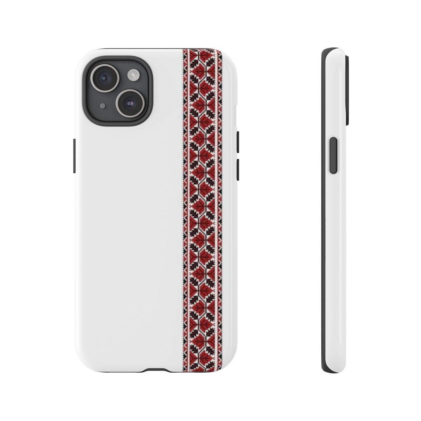 Palestinian Tatreez White/Red