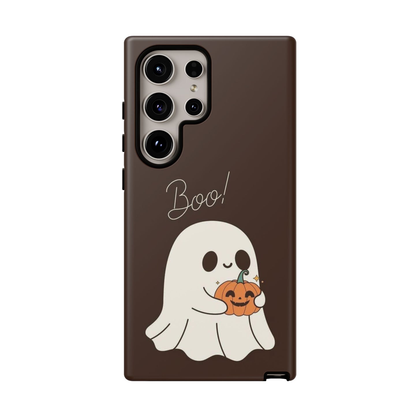 Ghost Pumpkin Phone Case — "Boo!"