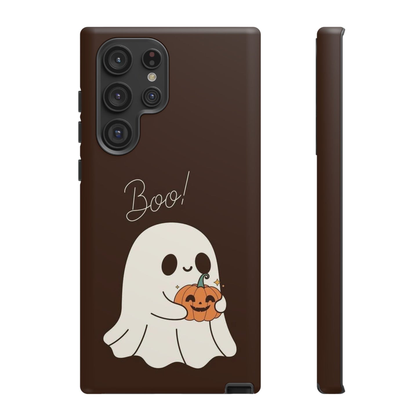 Ghost Pumpkin Phone Case — "Boo!"