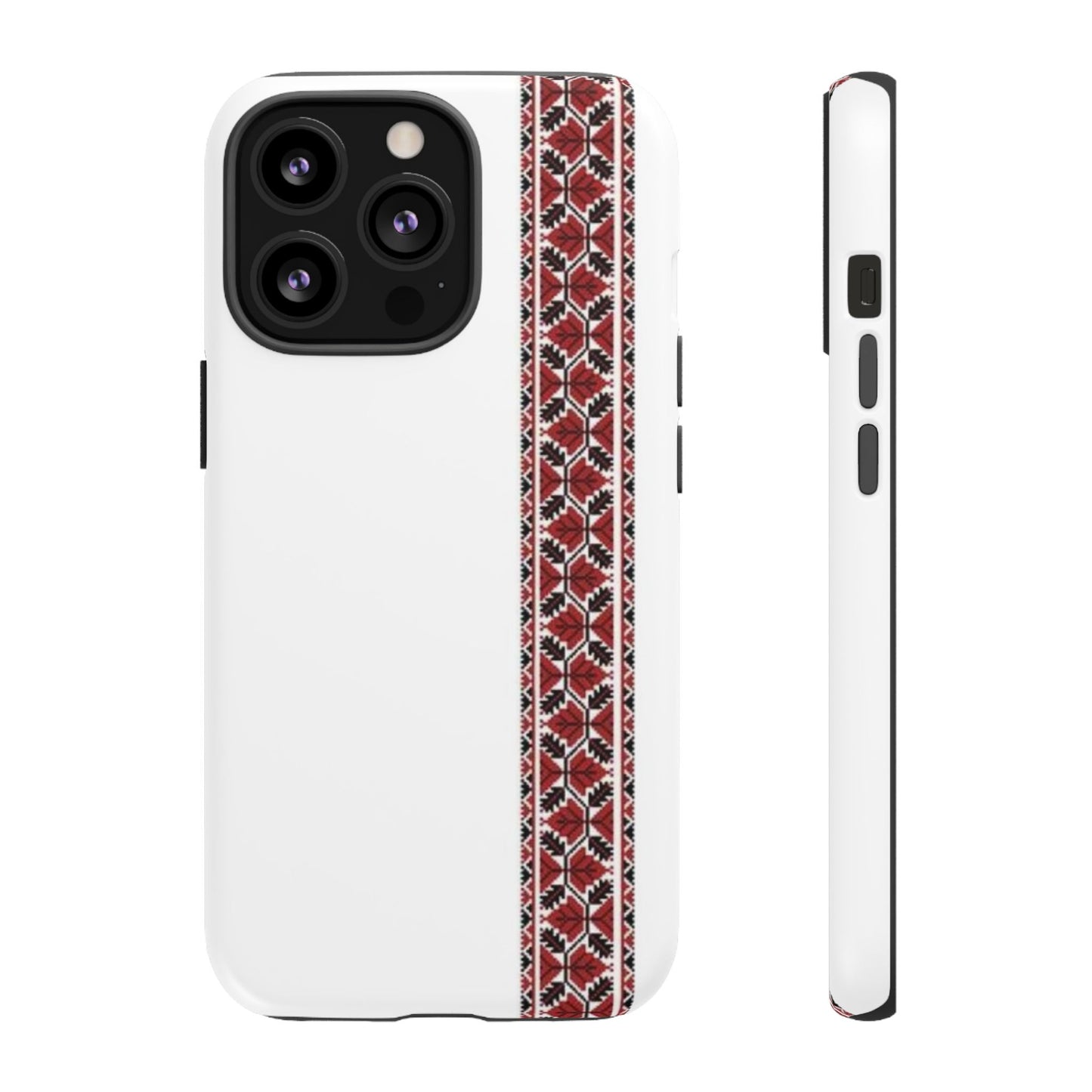 Palestinian Tatreez White/Red