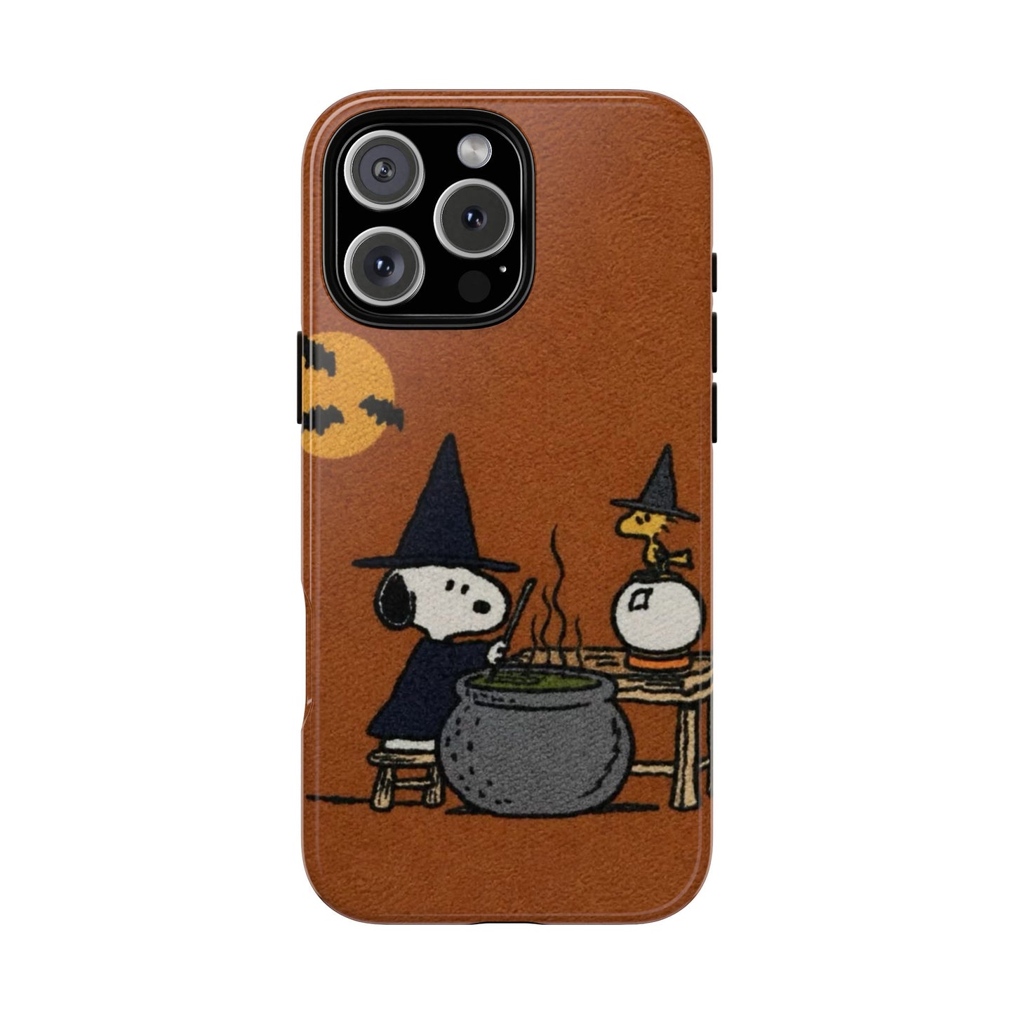 Halloween Witch Snoopy-Style Cauldron Design