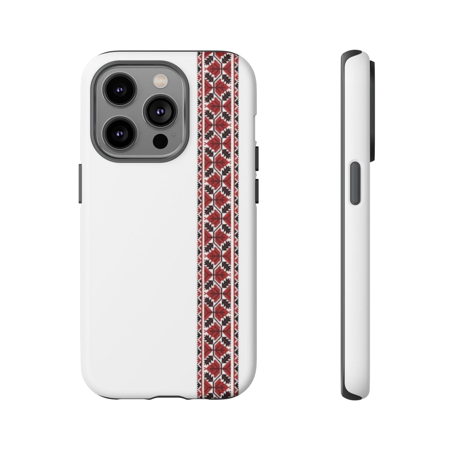 Palestinian Tatreez White/Red