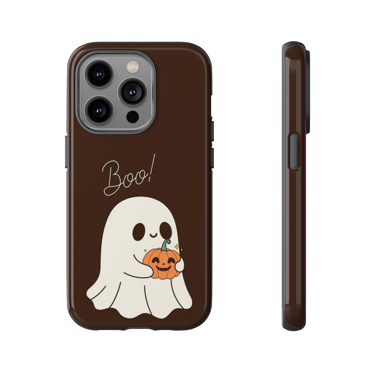 Ghost Pumpkin Phone Case — "Boo!"
