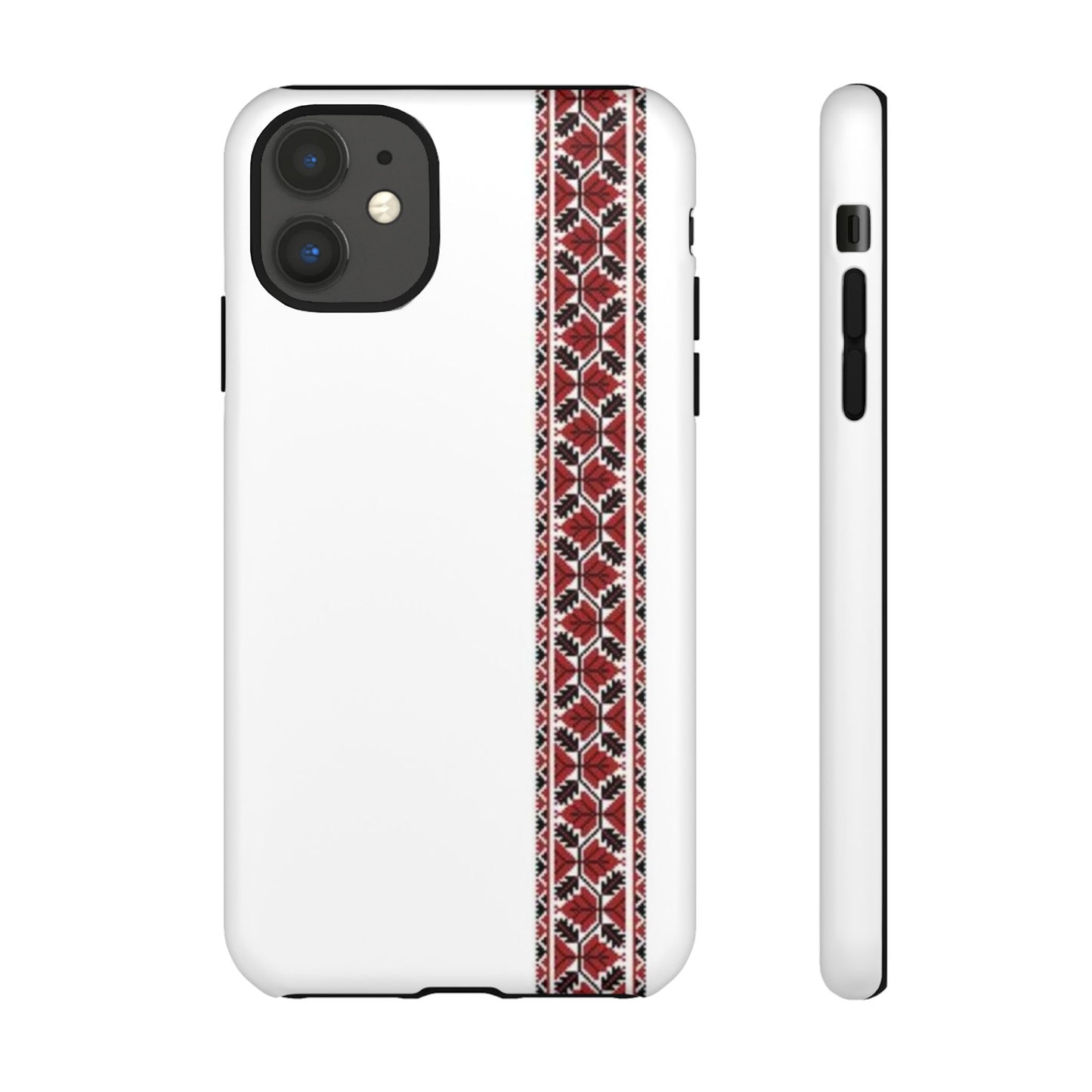 Palestinian Tatreez White/Red