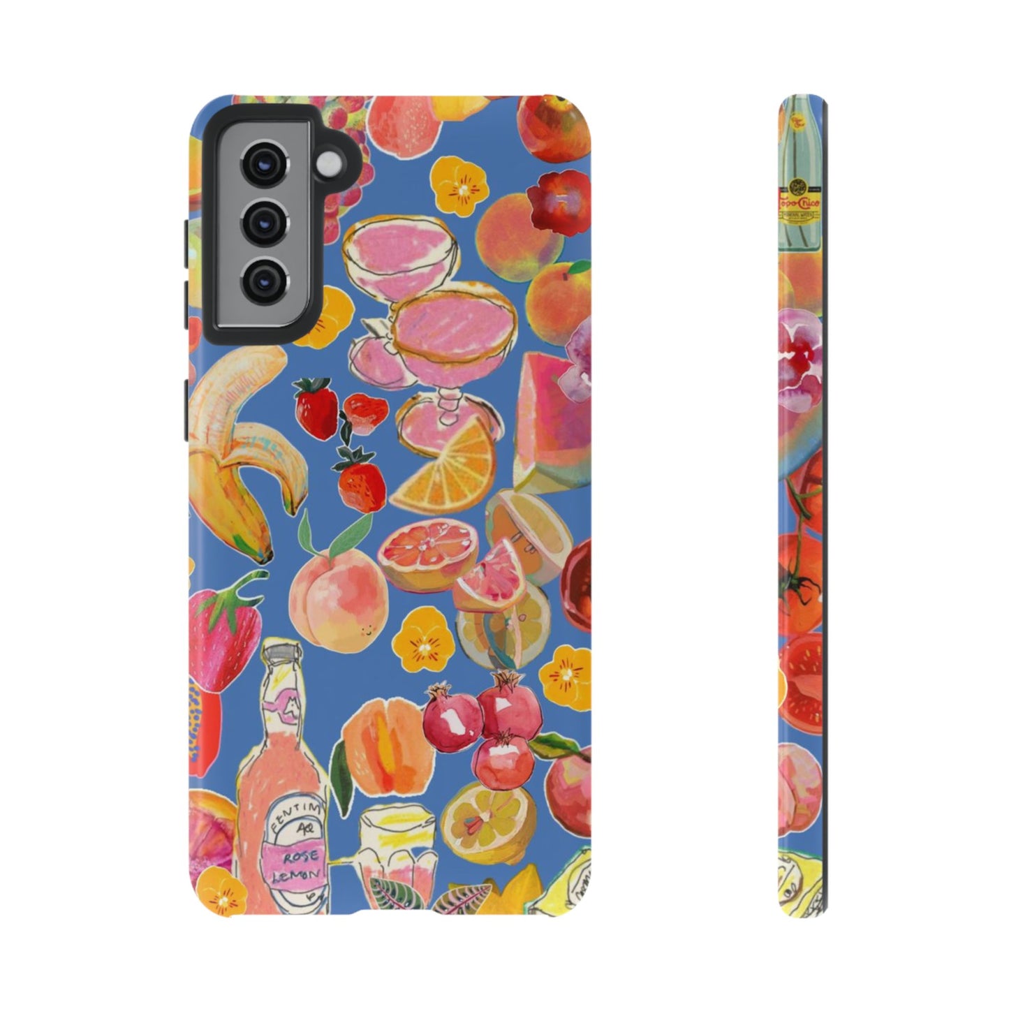 Colorful Fruit Collage Phone Case