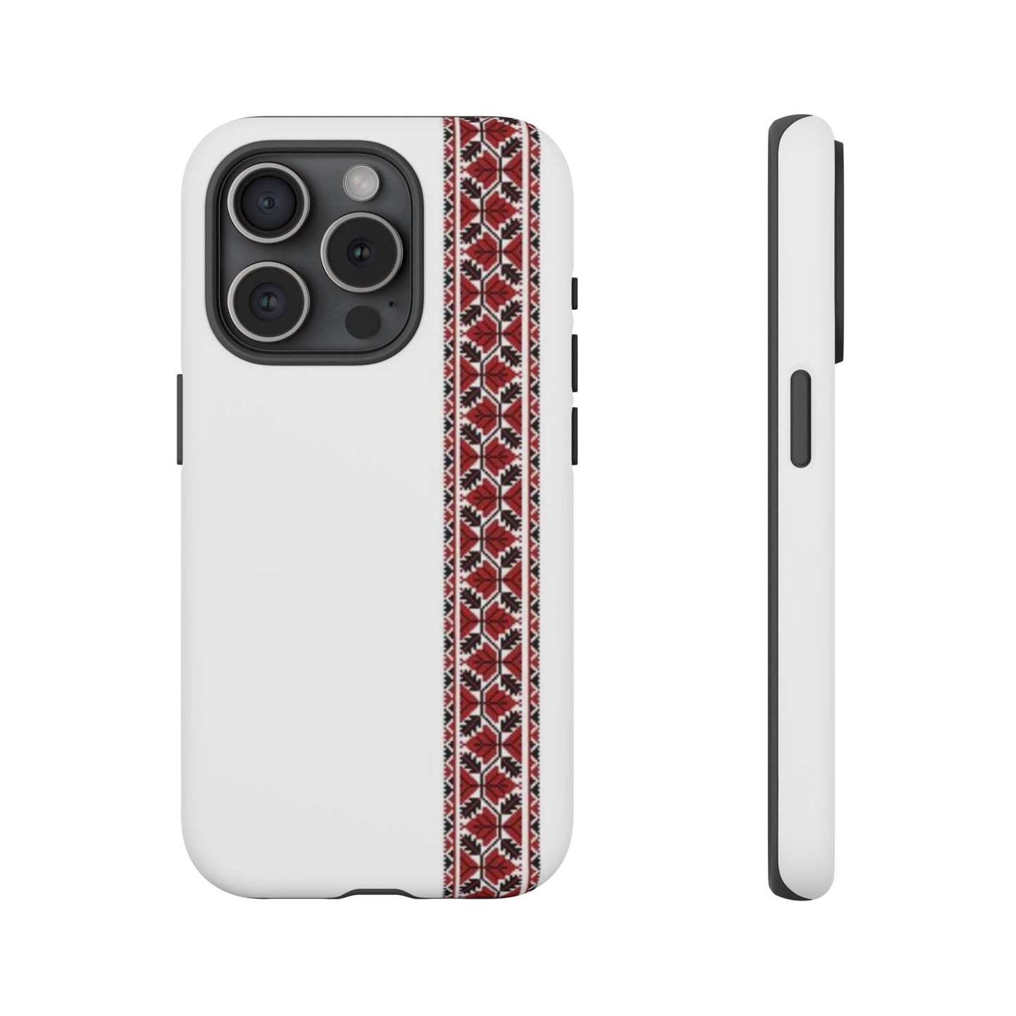 Palestinian Tatreez White/Red
