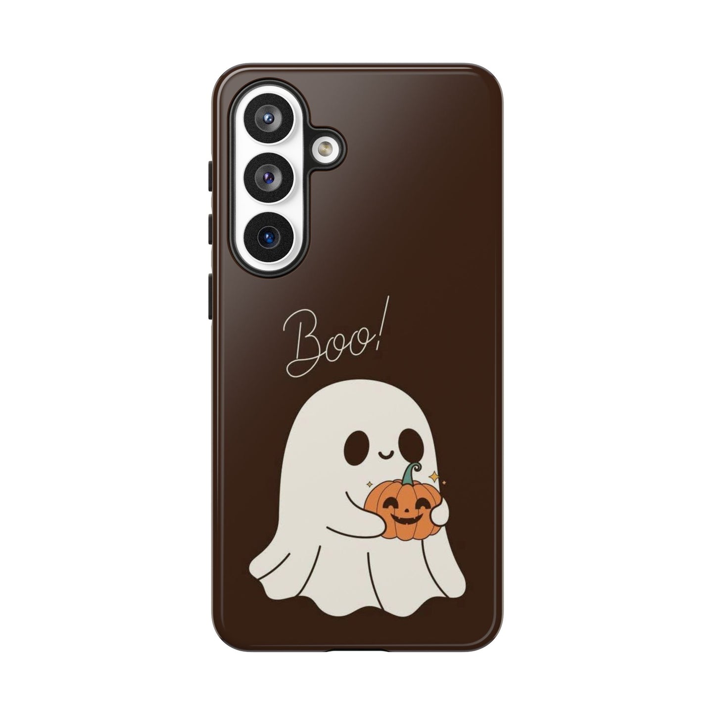 Ghost Pumpkin Phone Case — "Boo!"