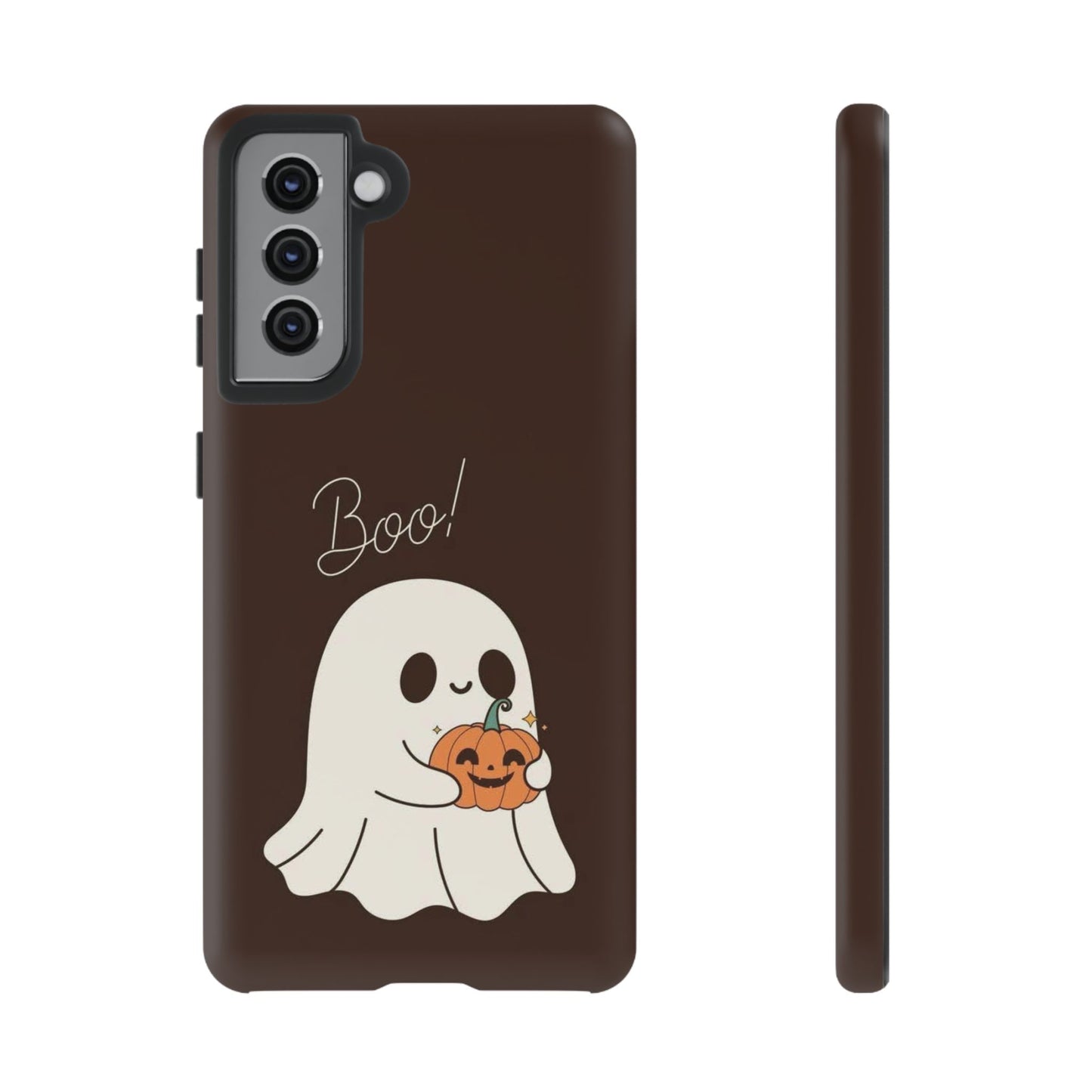 Ghost Pumpkin Phone Case — "Boo!"