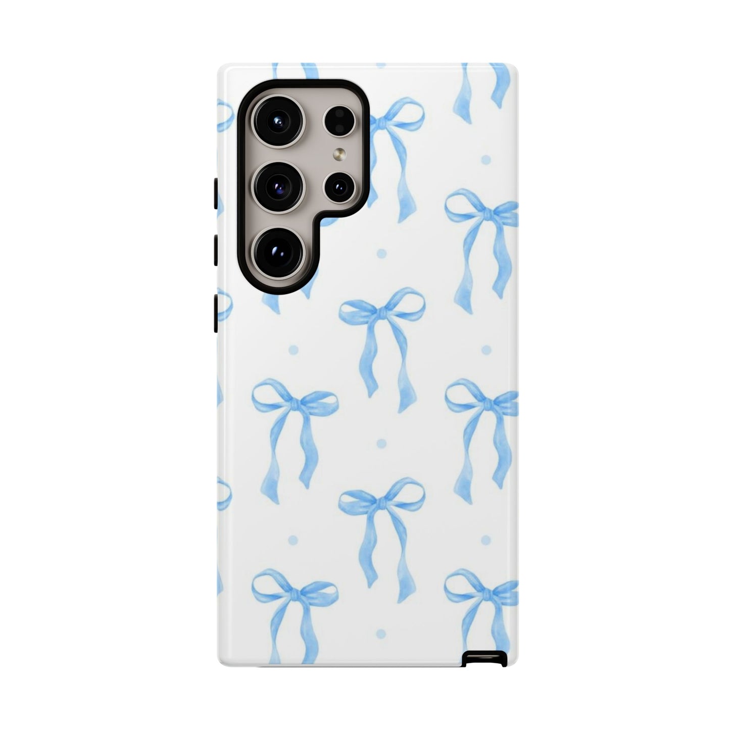 Blue Bow Phone Case