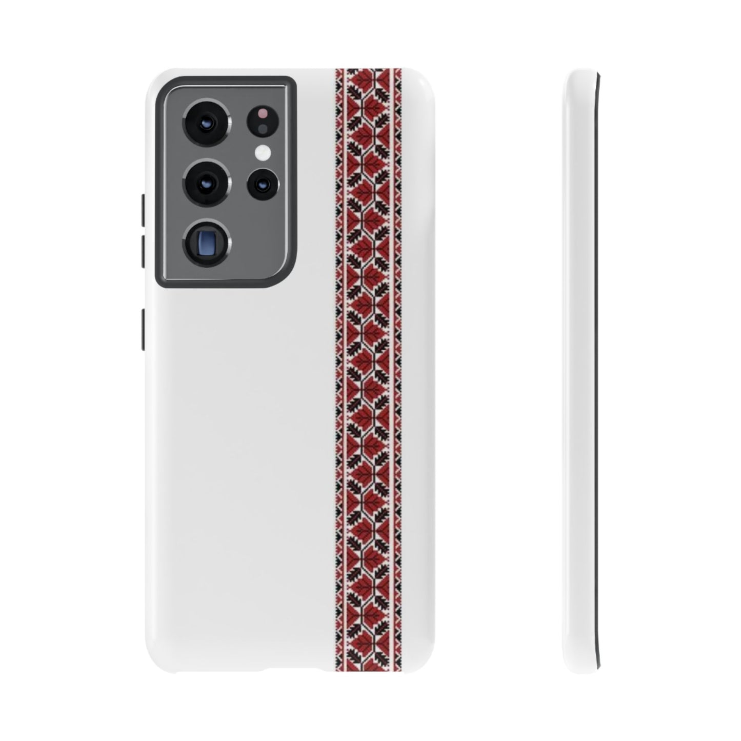 Palestinian Tatreez White/Red
