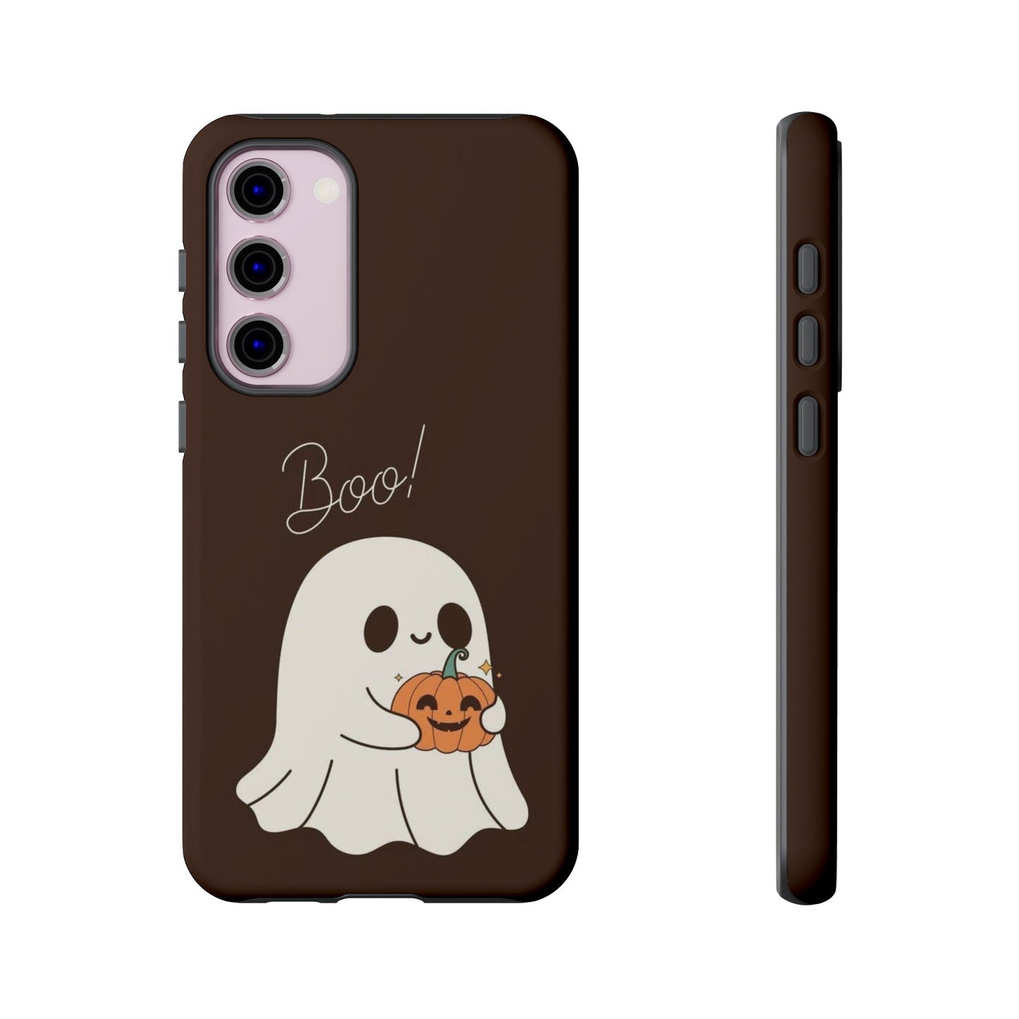 Ghost Pumpkin Phone Case — "Boo!"
