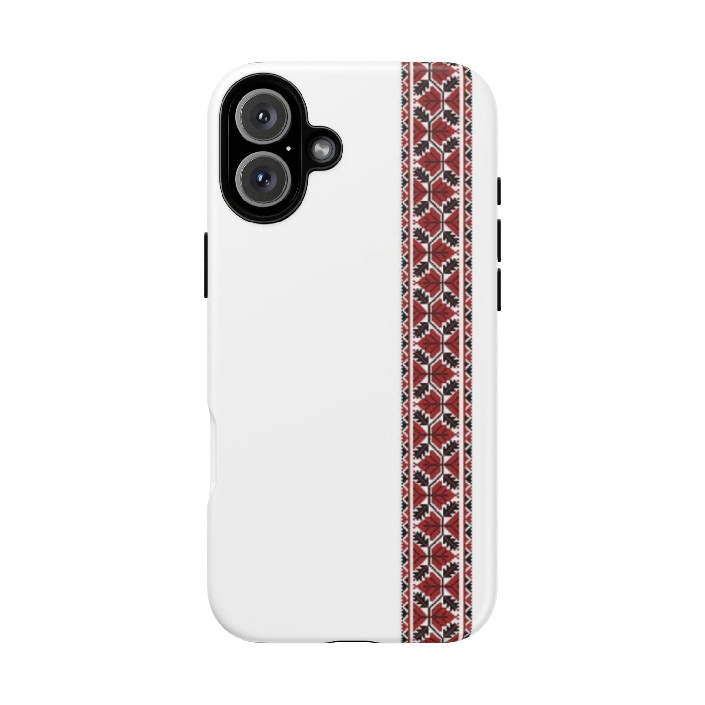 Palestinian Tatreez White/Red