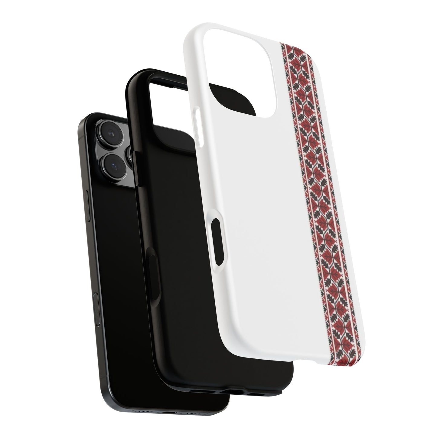 Palestinian Tatreez White/Red