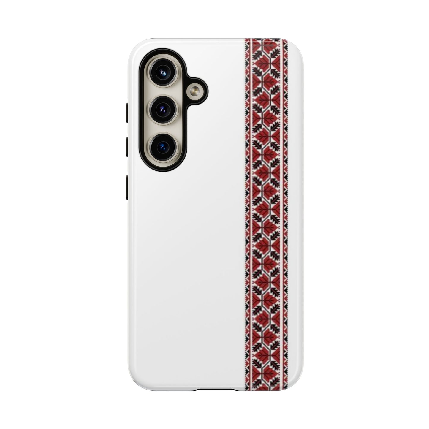 Palestinian Tatreez White/Red