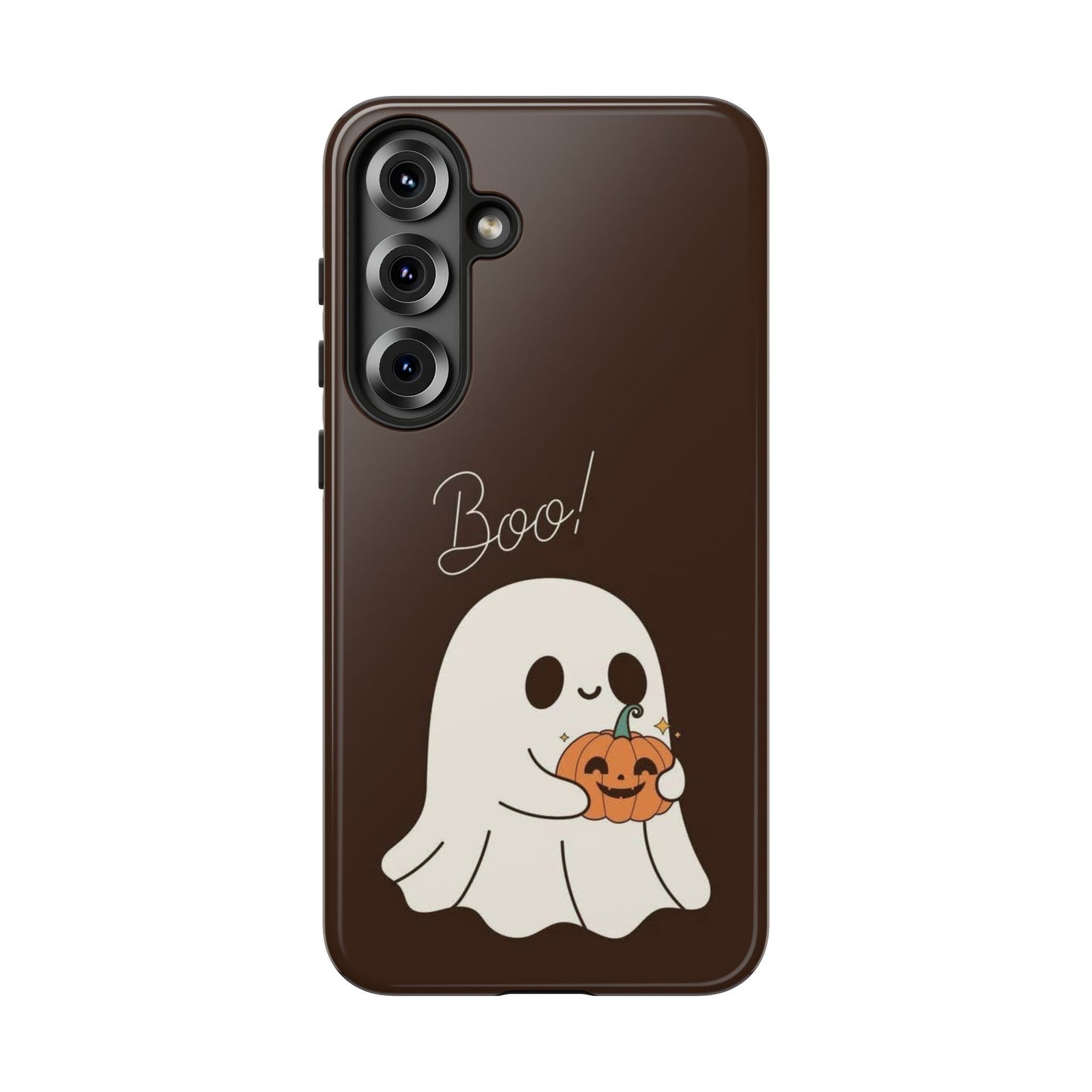 Ghost Pumpkin Phone Case — "Boo!"