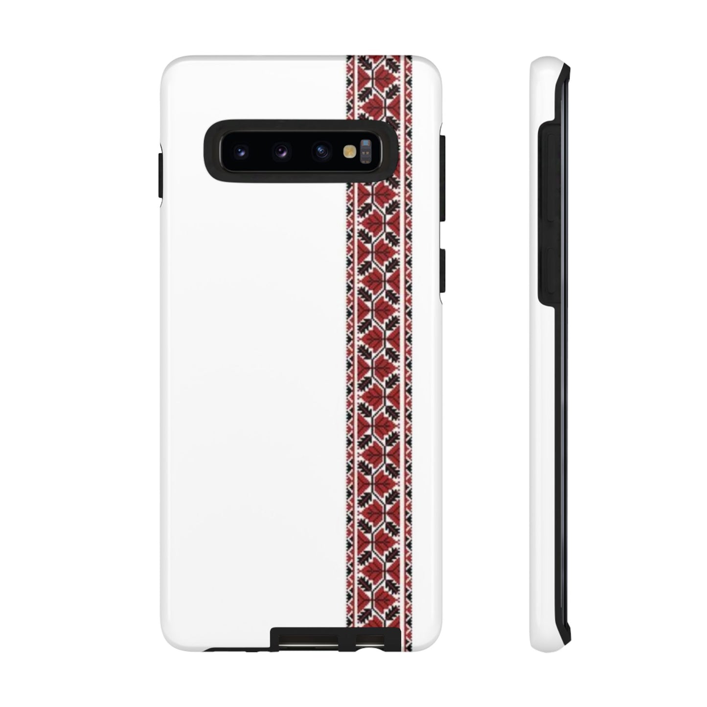 Palestinian Tatreez White/Red