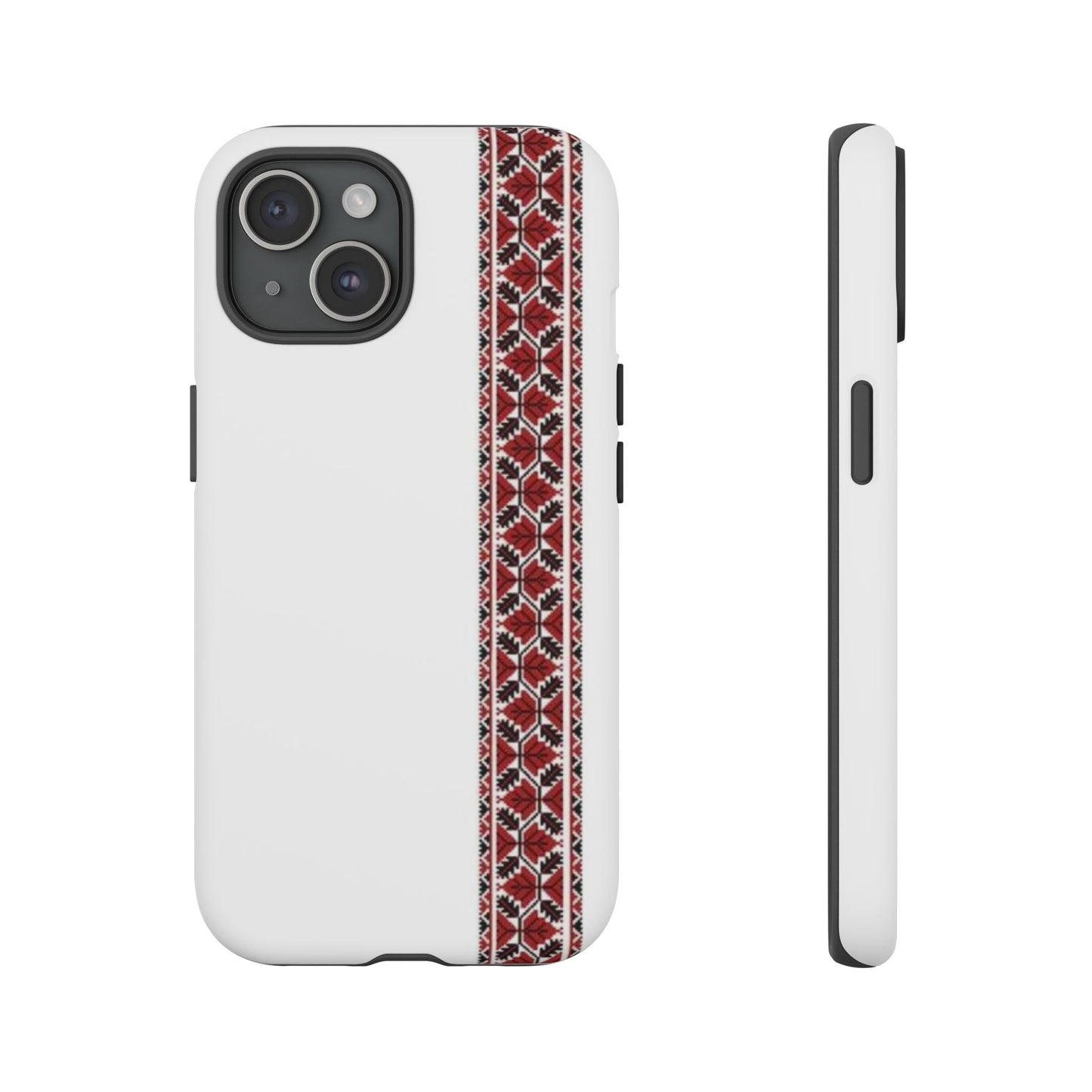 Palestinian Tatreez White/Red