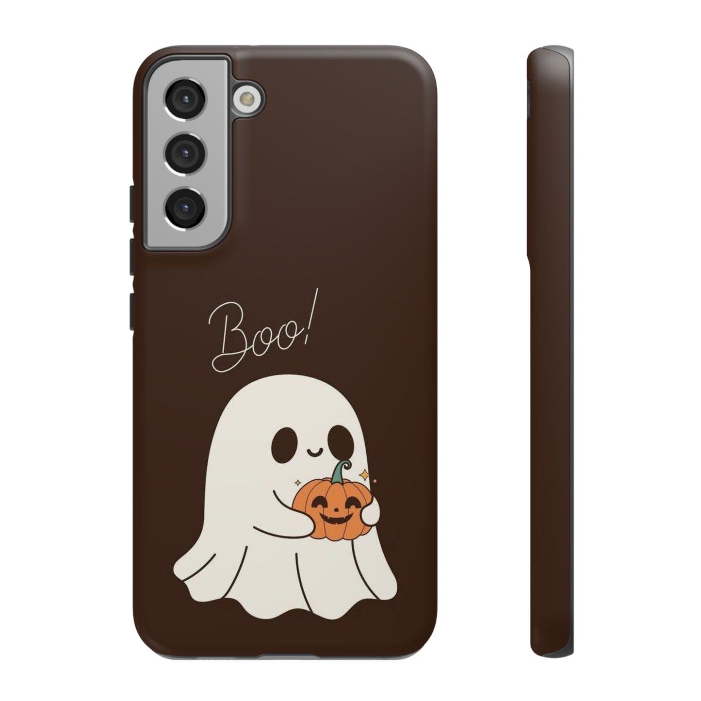 Ghost Pumpkin Phone Case — "Boo!"