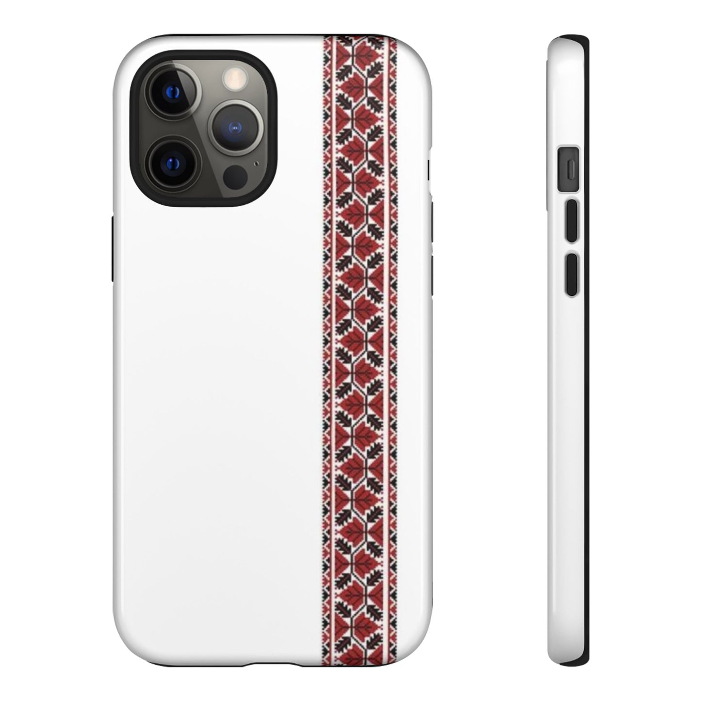 Palestinian Tatreez White/Red