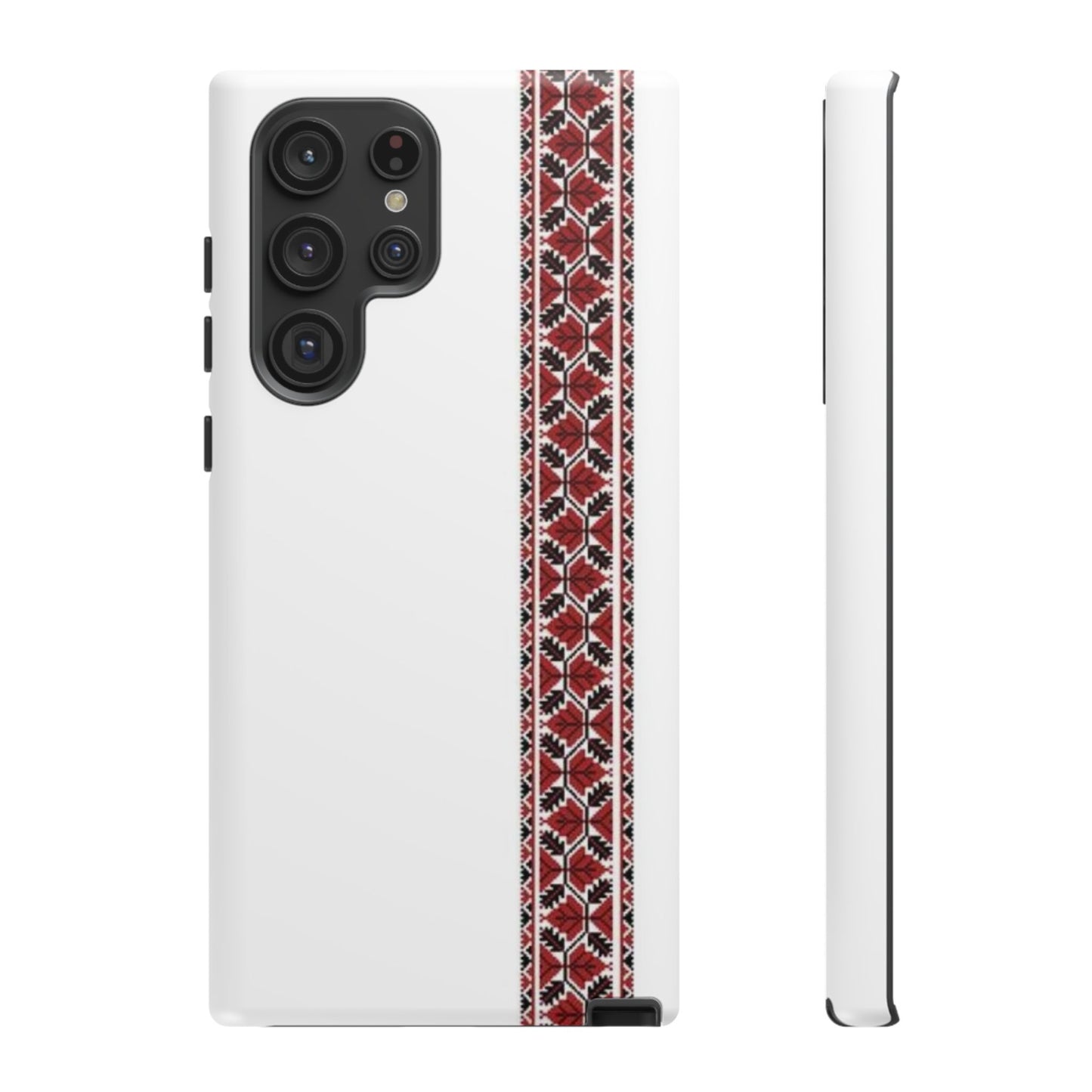 Palestinian Tatreez White/Red