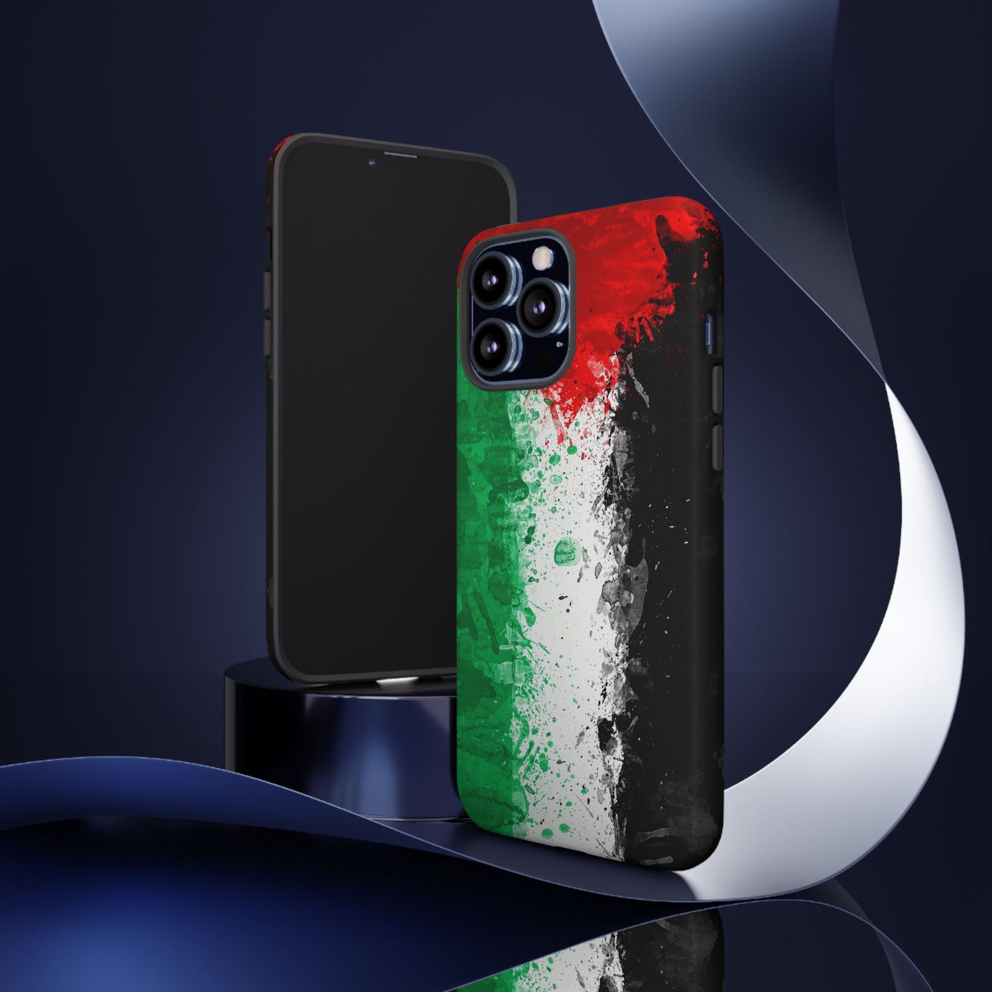 Palestine Flag: Paint Style