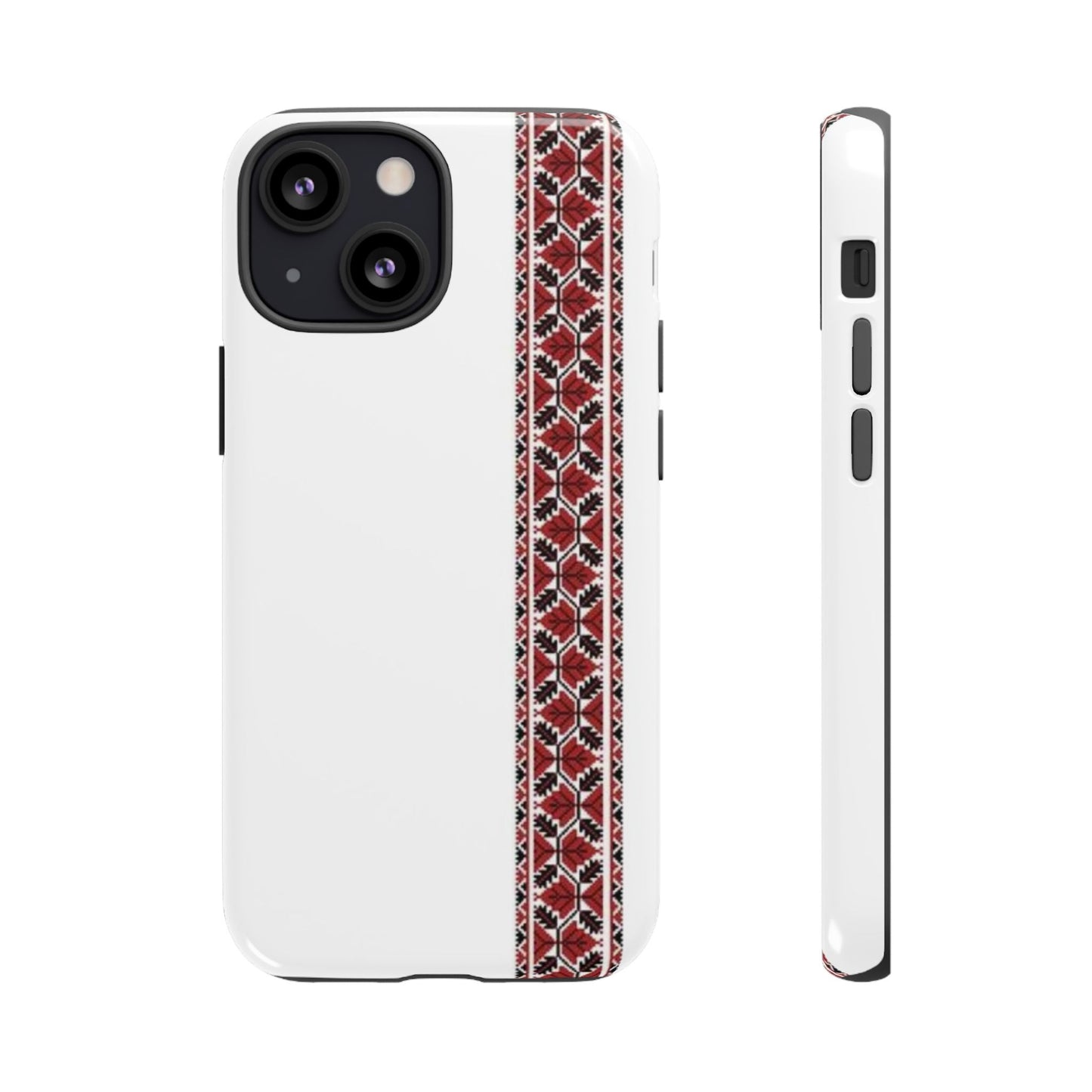 Palestinian Tatreez White/Red