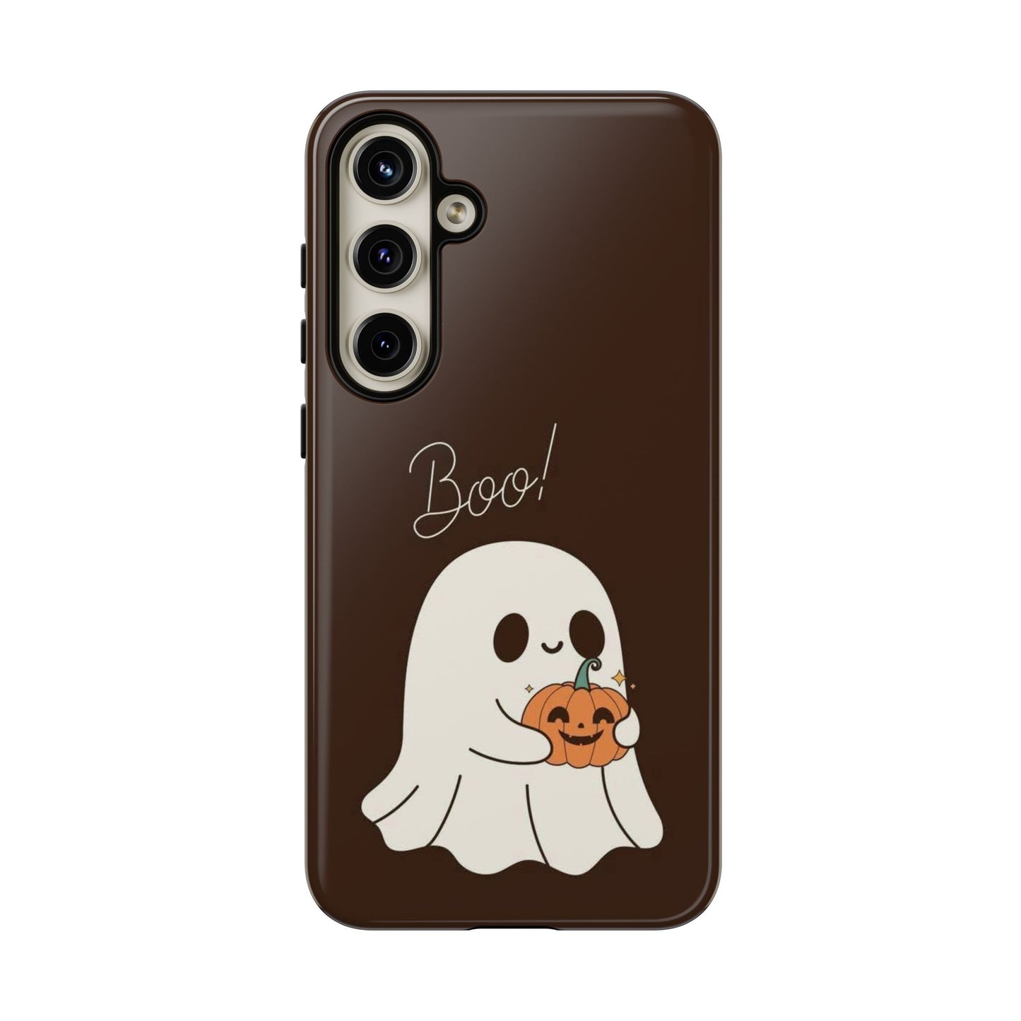 Ghost Pumpkin Phone Case — "Boo!"