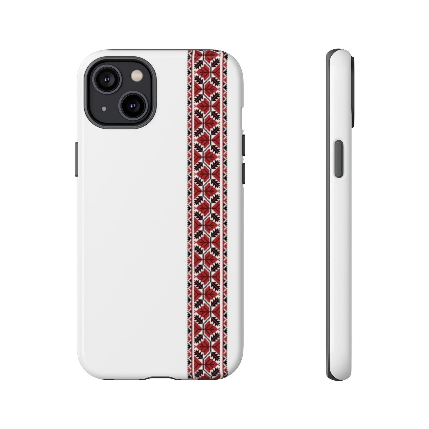 Palestinian Tatreez White/Red