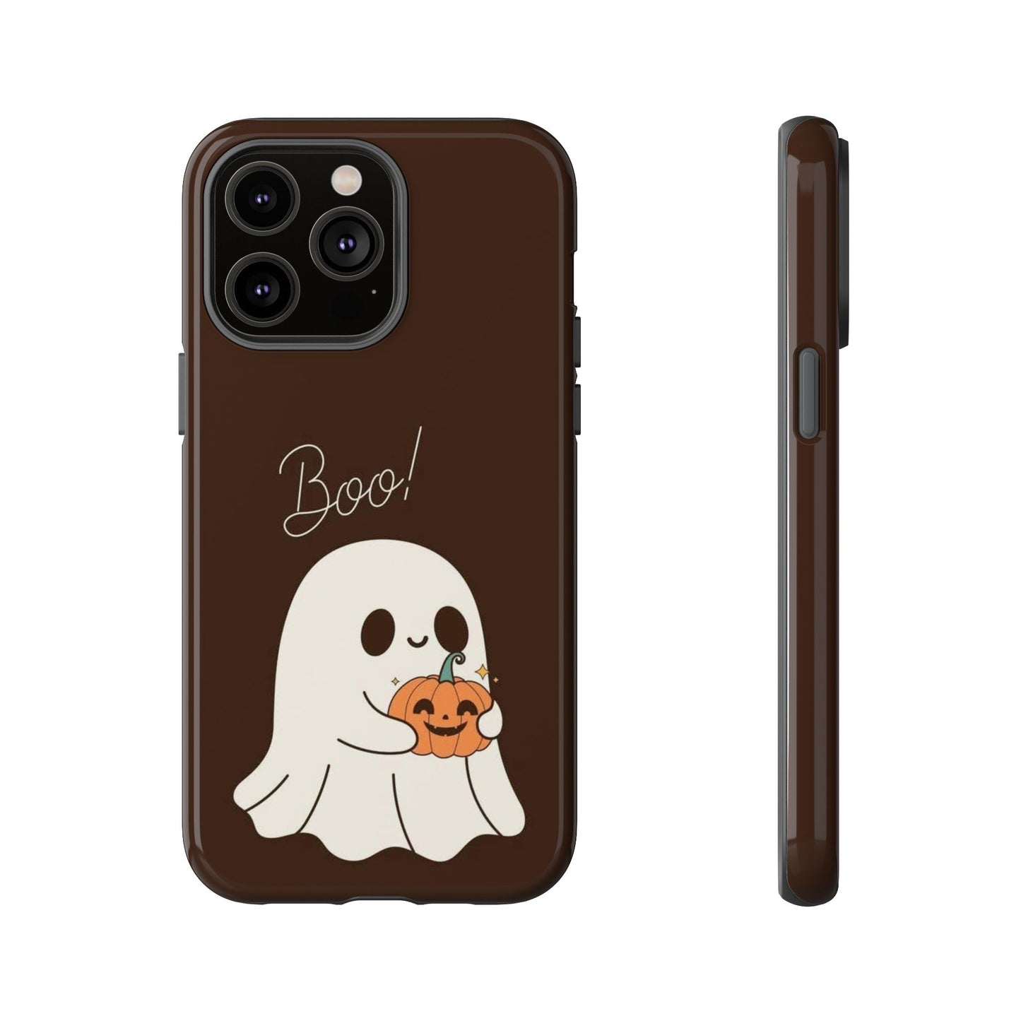 Ghost Pumpkin Phone Case — "Boo!"