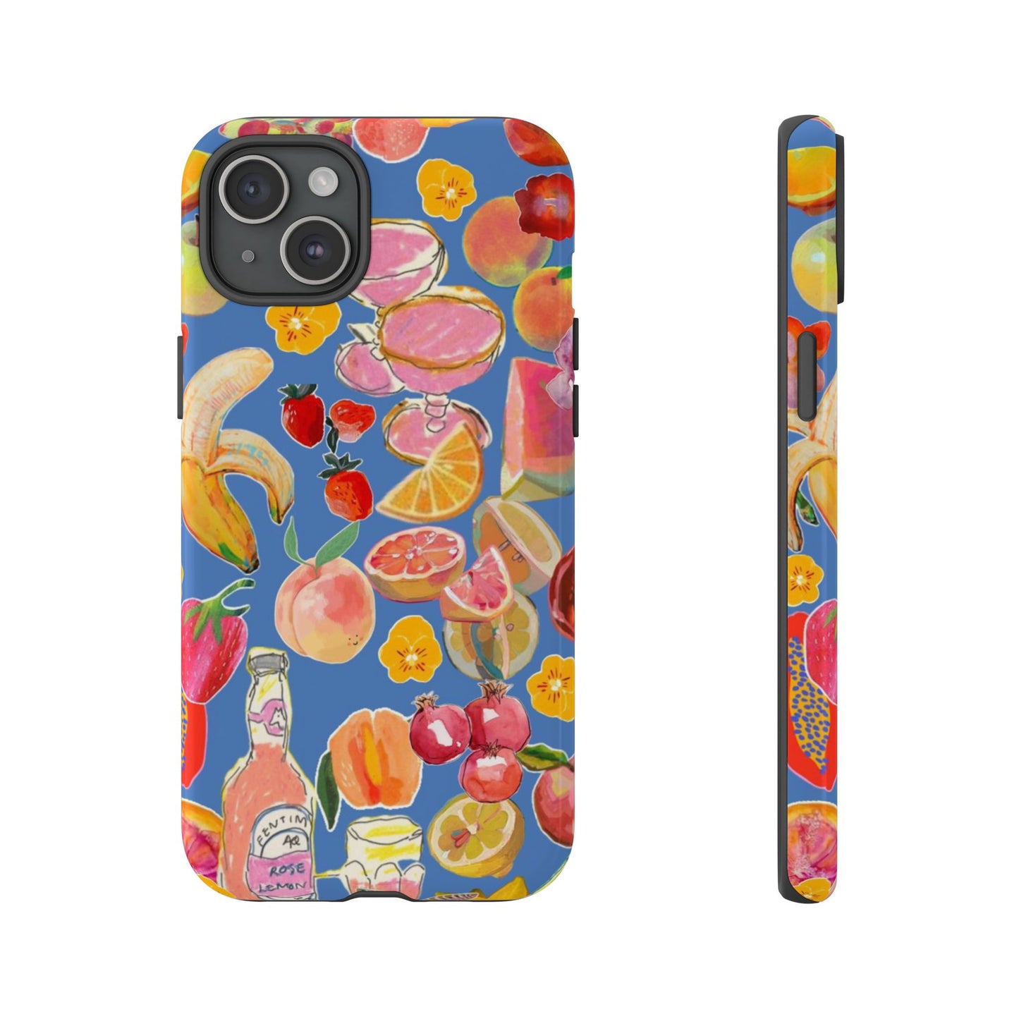 Colorful Fruit Collage Phone Case