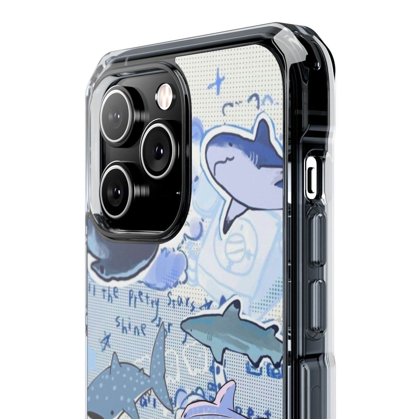 Shark Collage Magnetic Clear Impact Cases