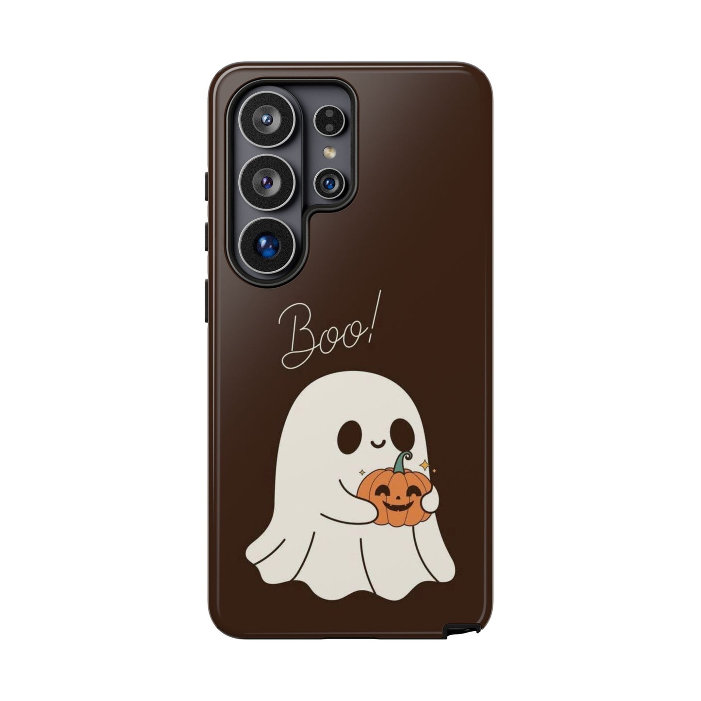 Ghost Pumpkin Phone Case — "Boo!"