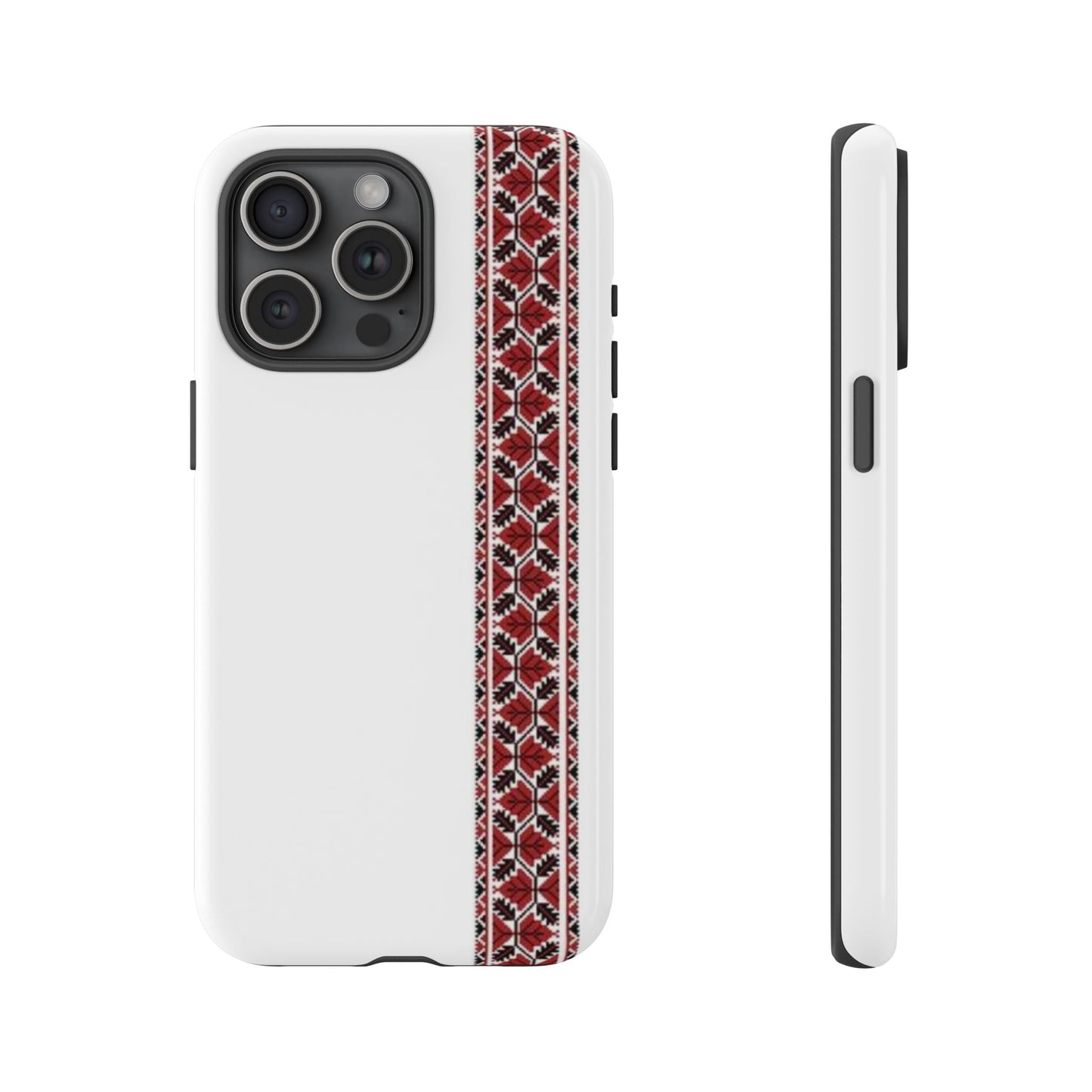 Palestinian Tatreez White/Red