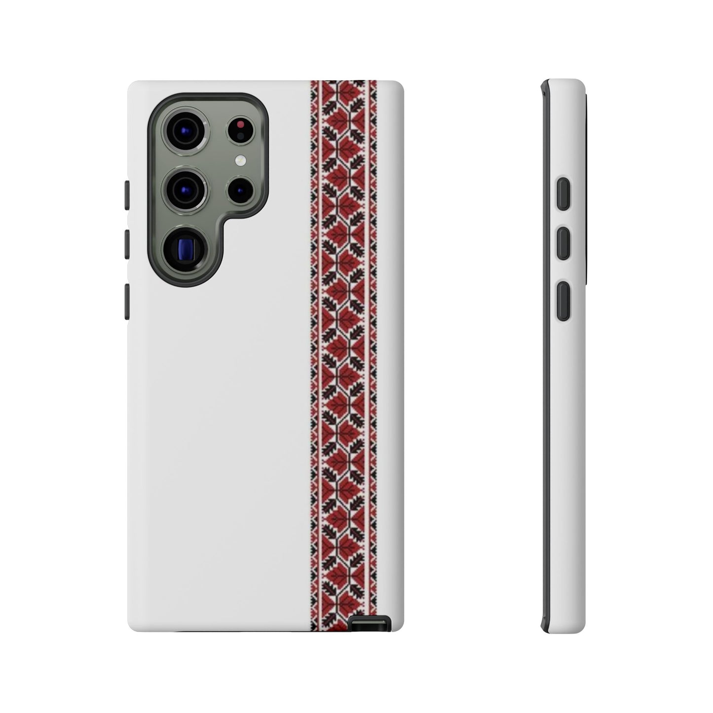 Palestinian Tatreez White/Red