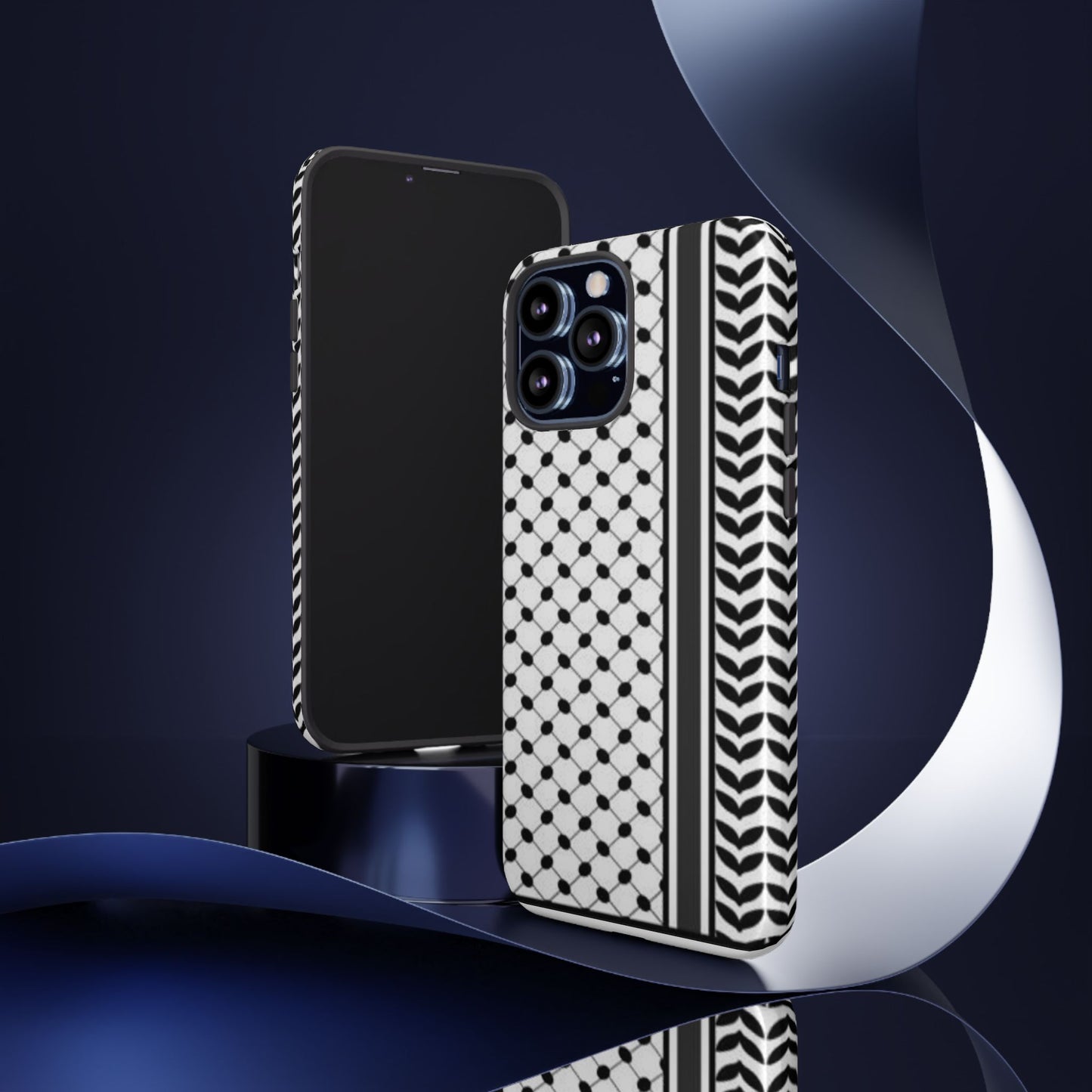 White & Black Keffiyeh Heritage