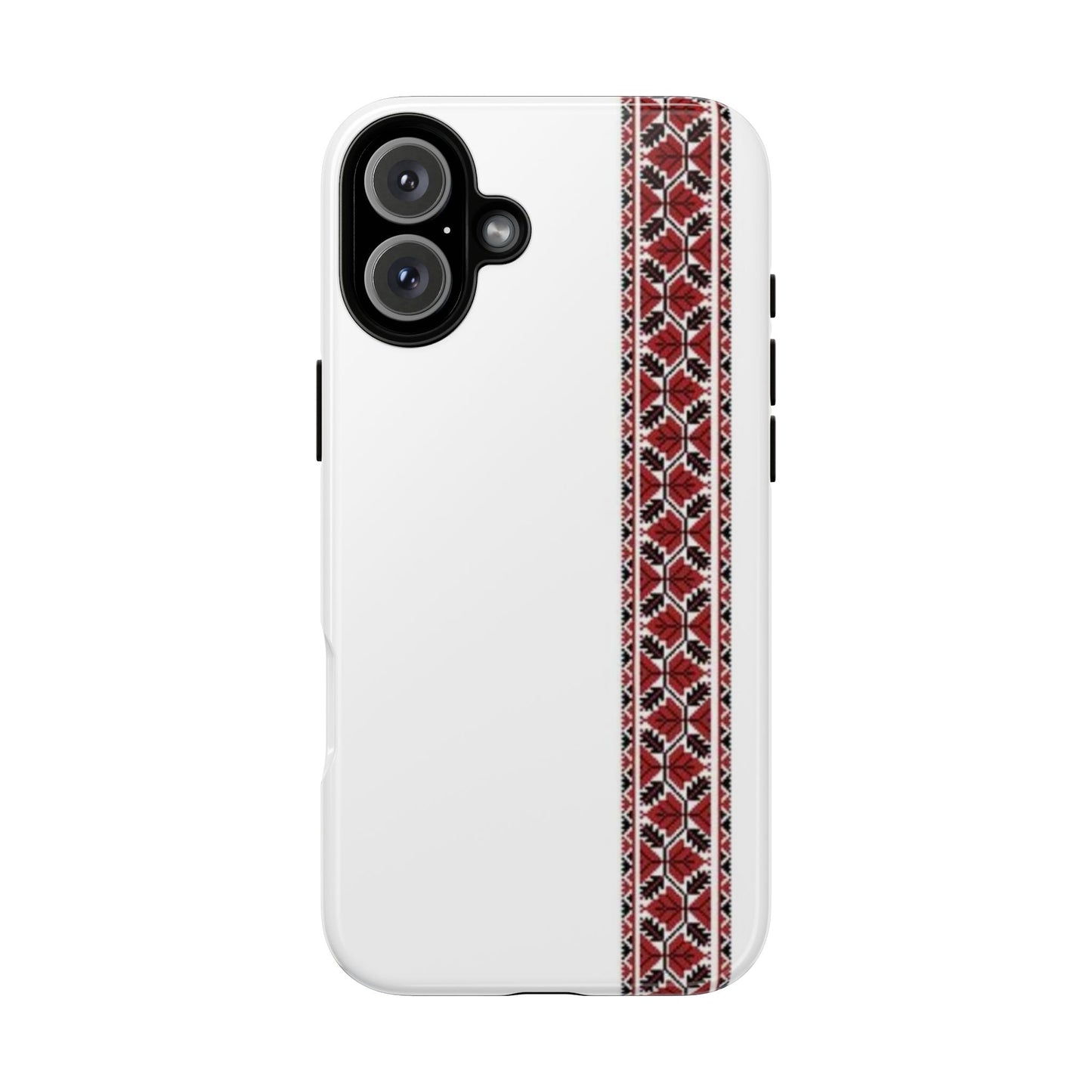 Palestinian Tatreez White/Red