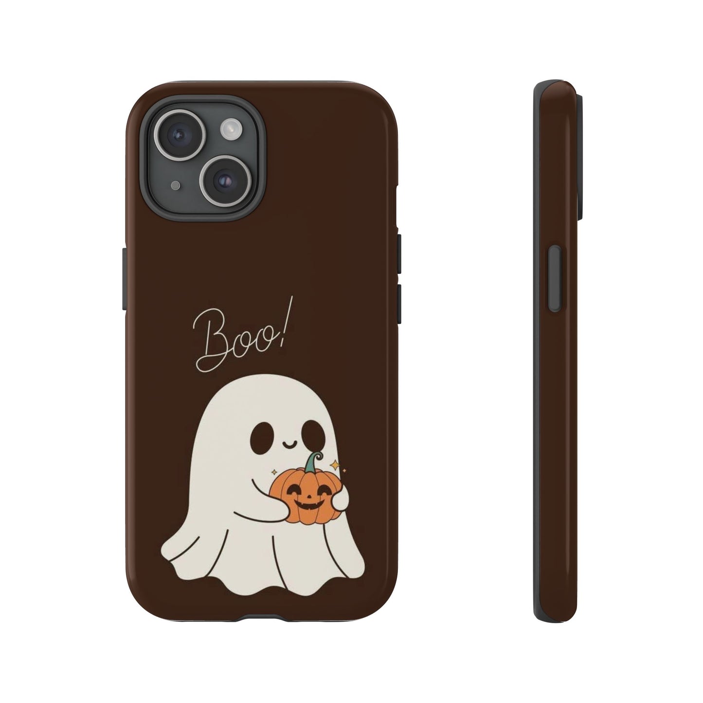 Ghost Pumpkin Phone Case — "Boo!"