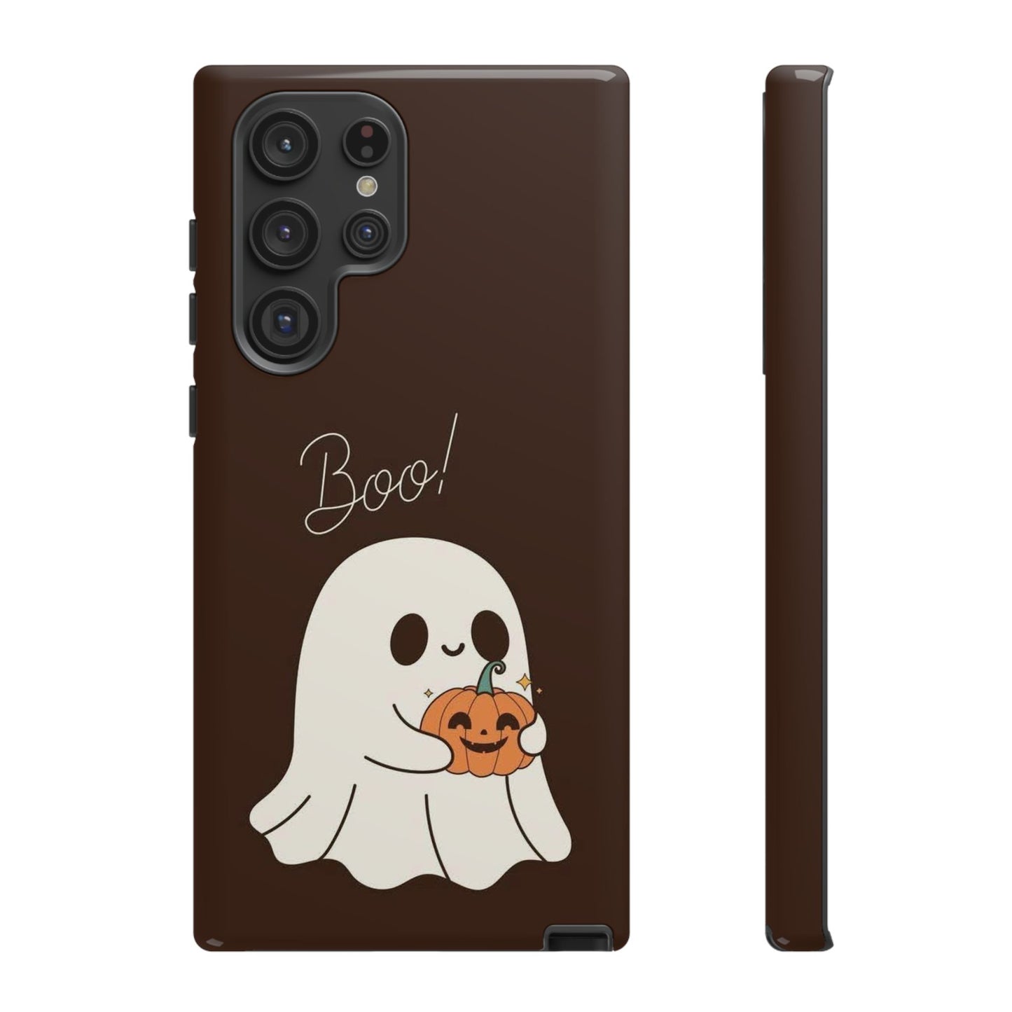 Ghost Pumpkin Phone Case — "Boo!"