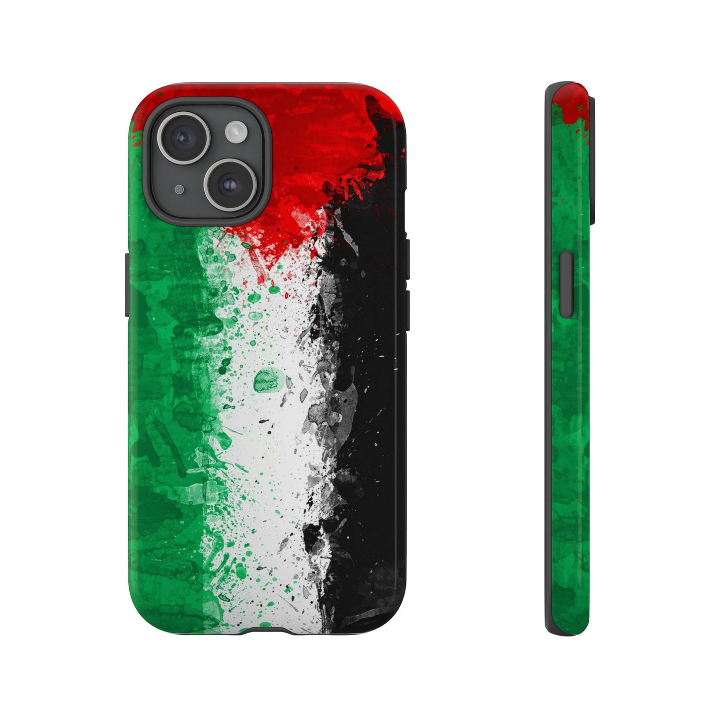 Palestine Flag: Paint Style