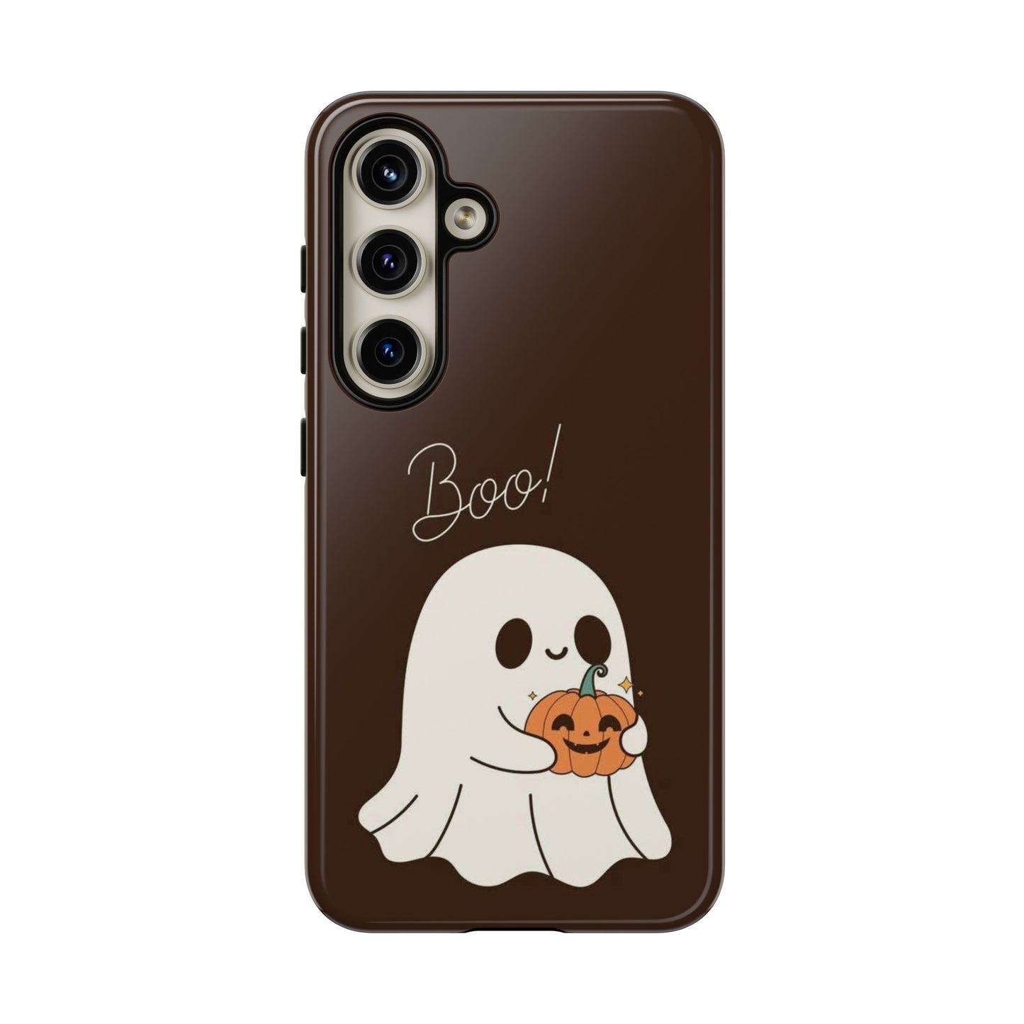 Ghost Pumpkin Phone Case — "Boo!"
