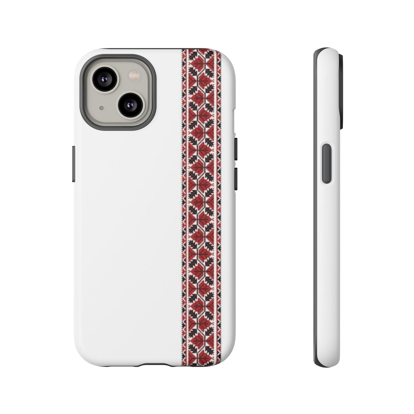 Palestinian Tatreez White/Red