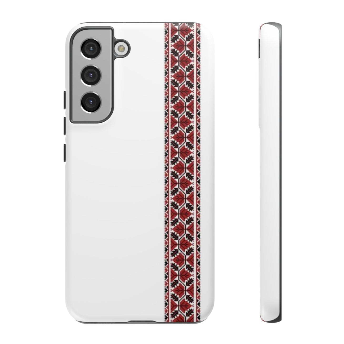 Palestinian Tatreez White/Red