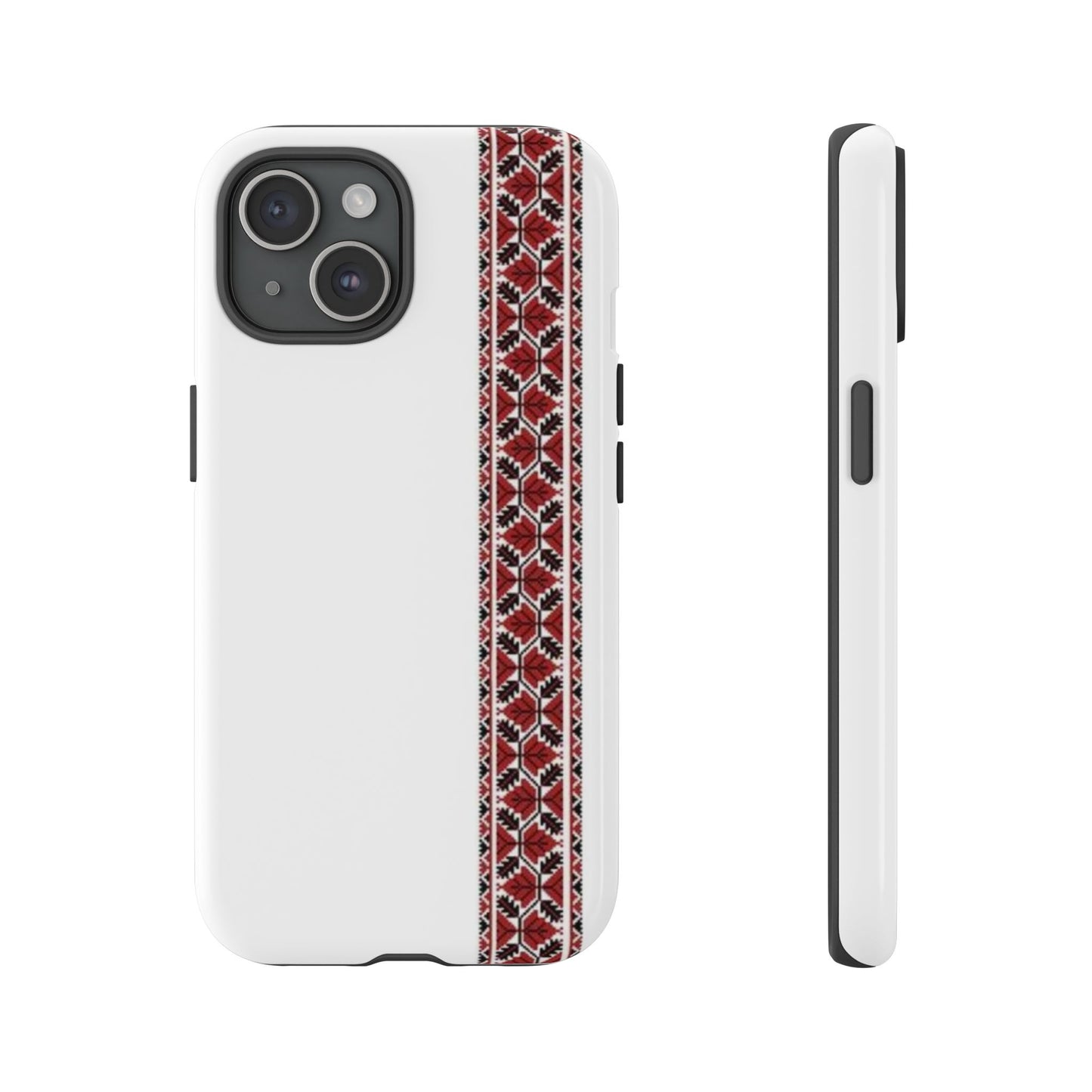 Palestinian Tatreez White/Red